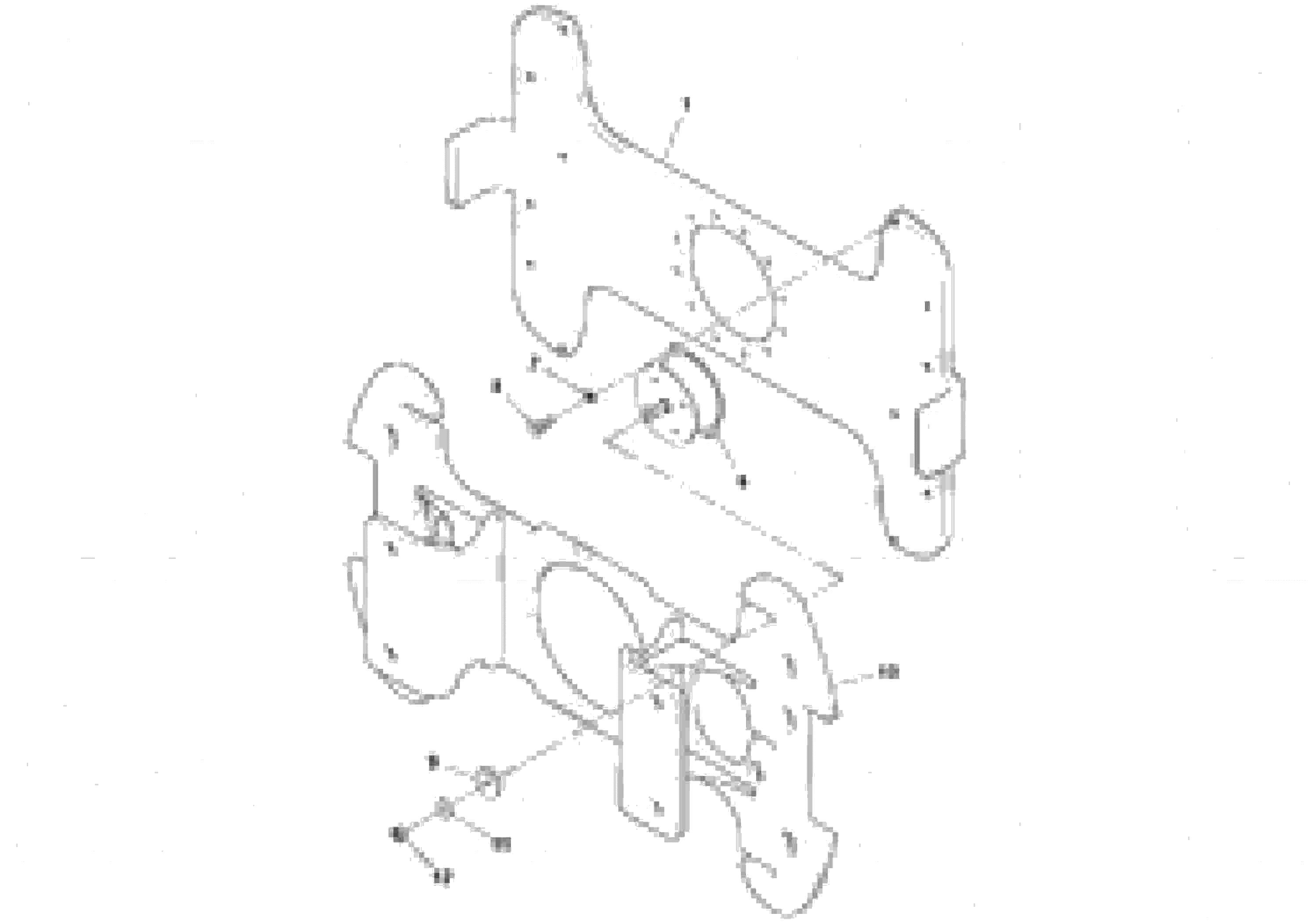 Схема запчастей Volvo SD100C S/N 198060 - - 98896 Carrier Assembly 