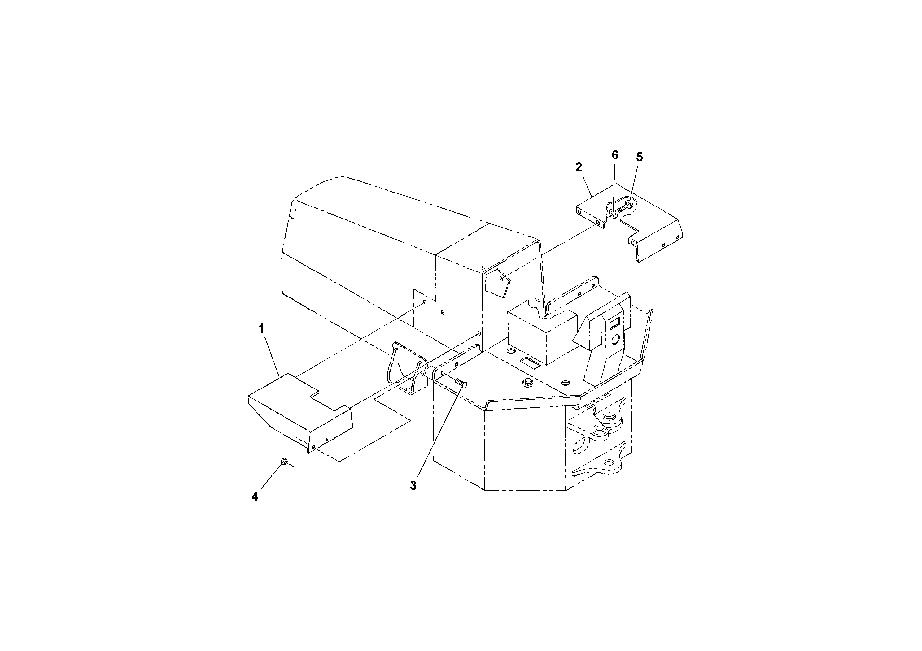 Схема запчастей Volvo SD100C S/N 198060 - - 100093 Fender Installation 