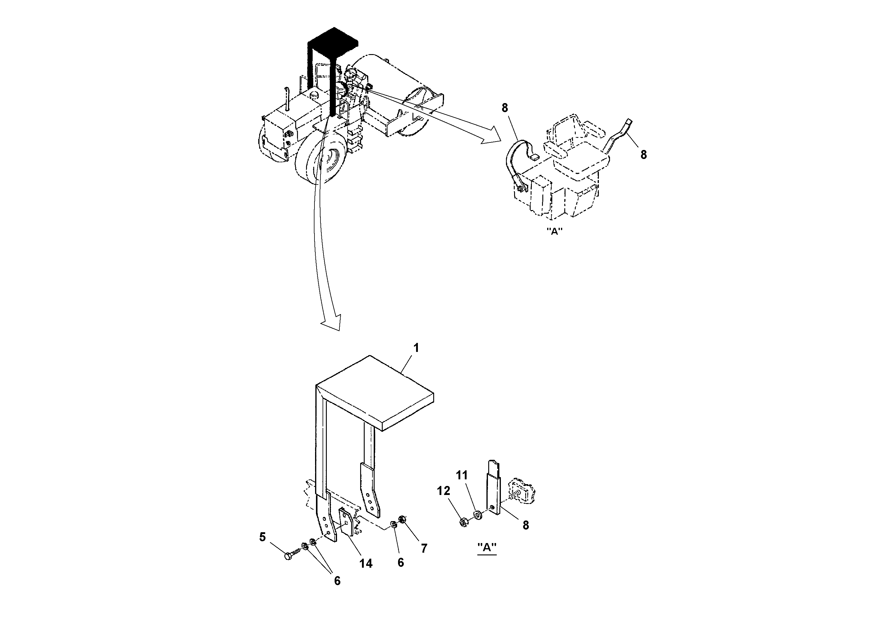 Схема запчастей Volvo SD100C S/N 198060 - - 68518 ROPS/FOPS Installation 