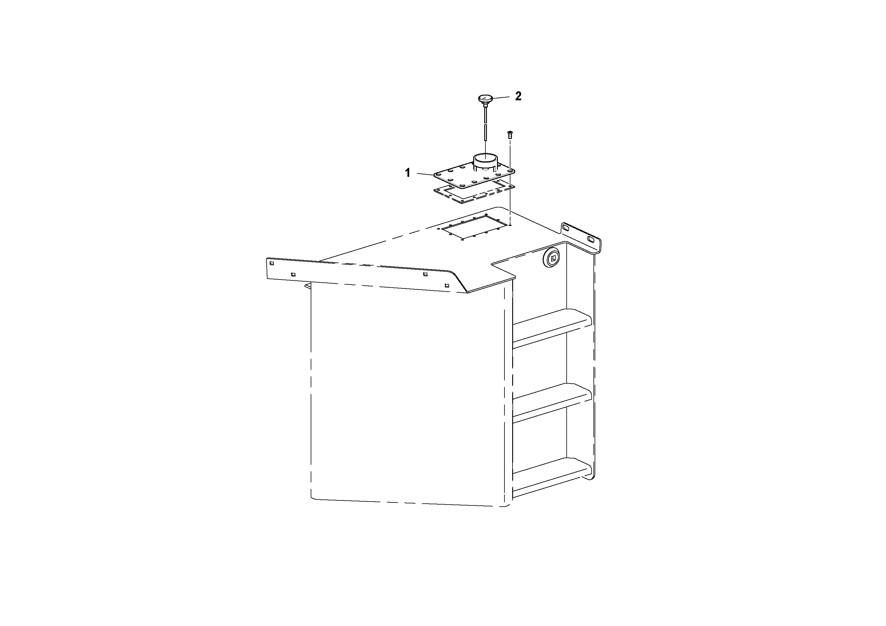Схема запчастей Volvo SD100C S/N 198060 - - 68002 Hydraulic Oil Temperature Installation 