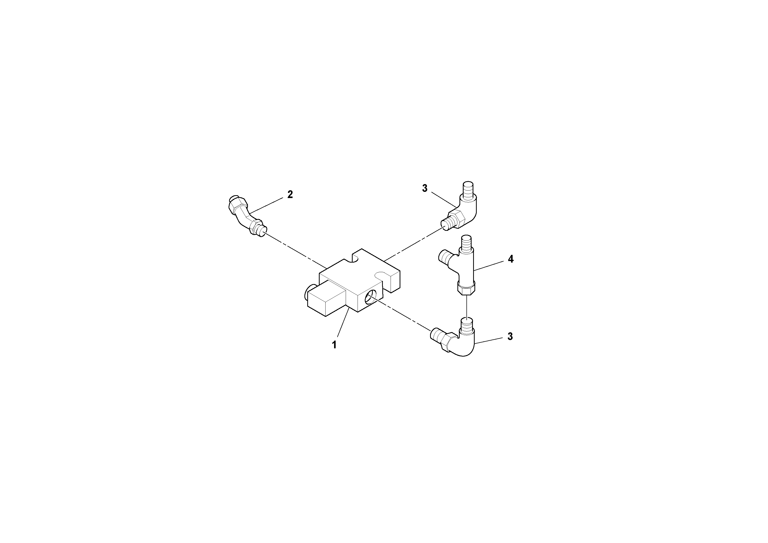 Схема запчастей Volvo SD100C S/N 198060 - - 70479 Brake Valve Assembly 
