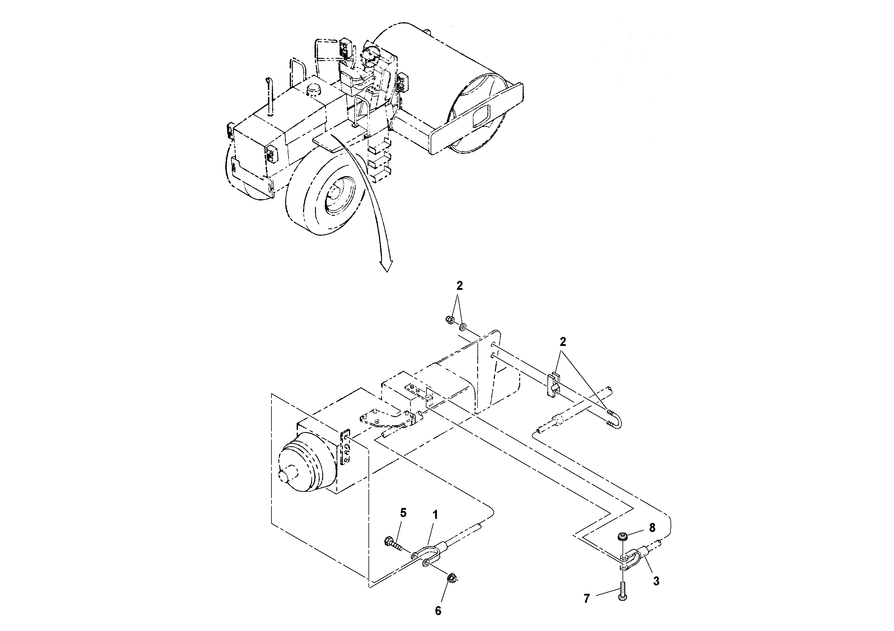 Схема запчастей Volvo SD100C S/N 198060 - - 71015 Pump Control Assembly 