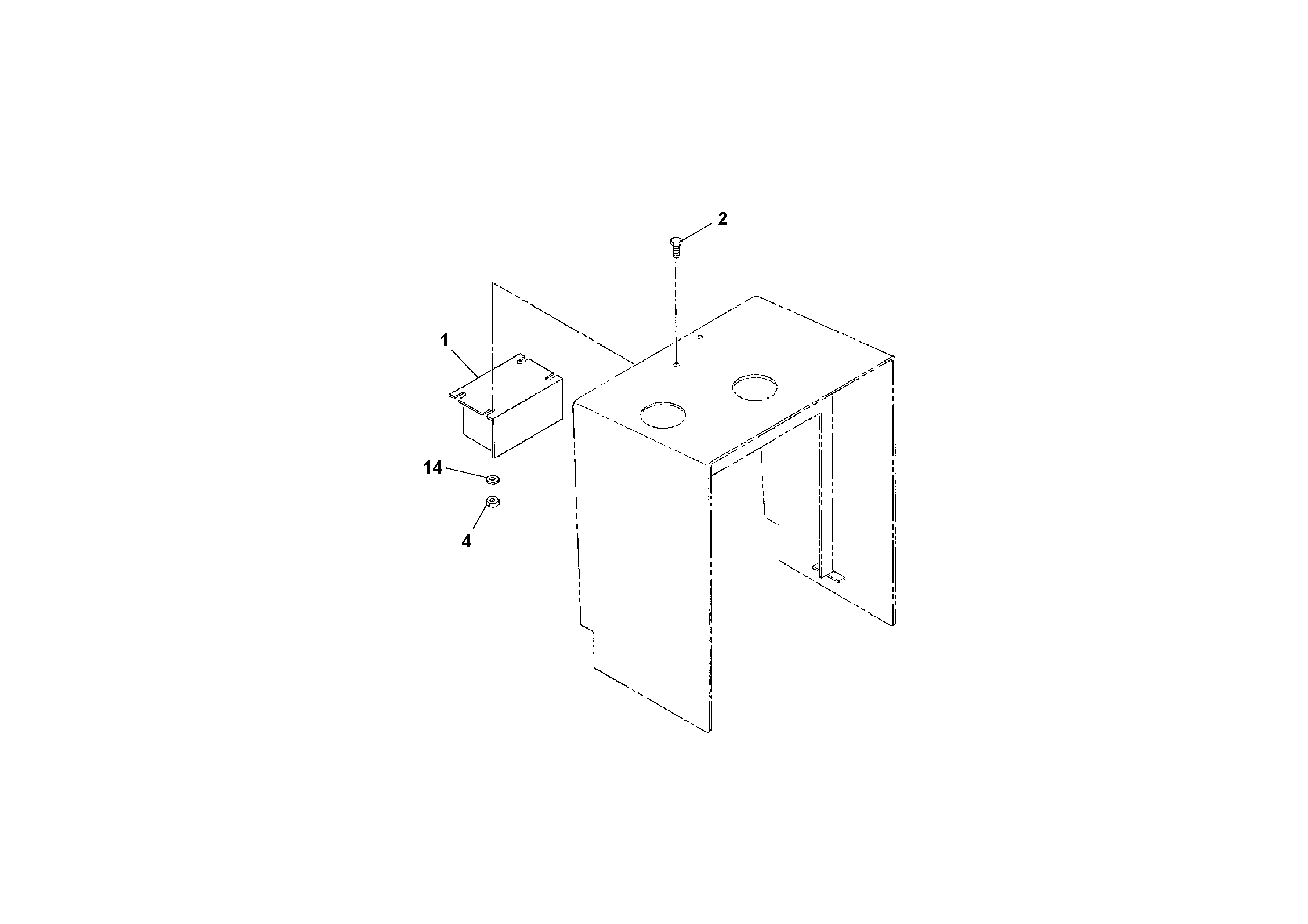 Схема запчастей Volvo SD100C S/N 198060 - - 71367 Back-up Alarm Installation 