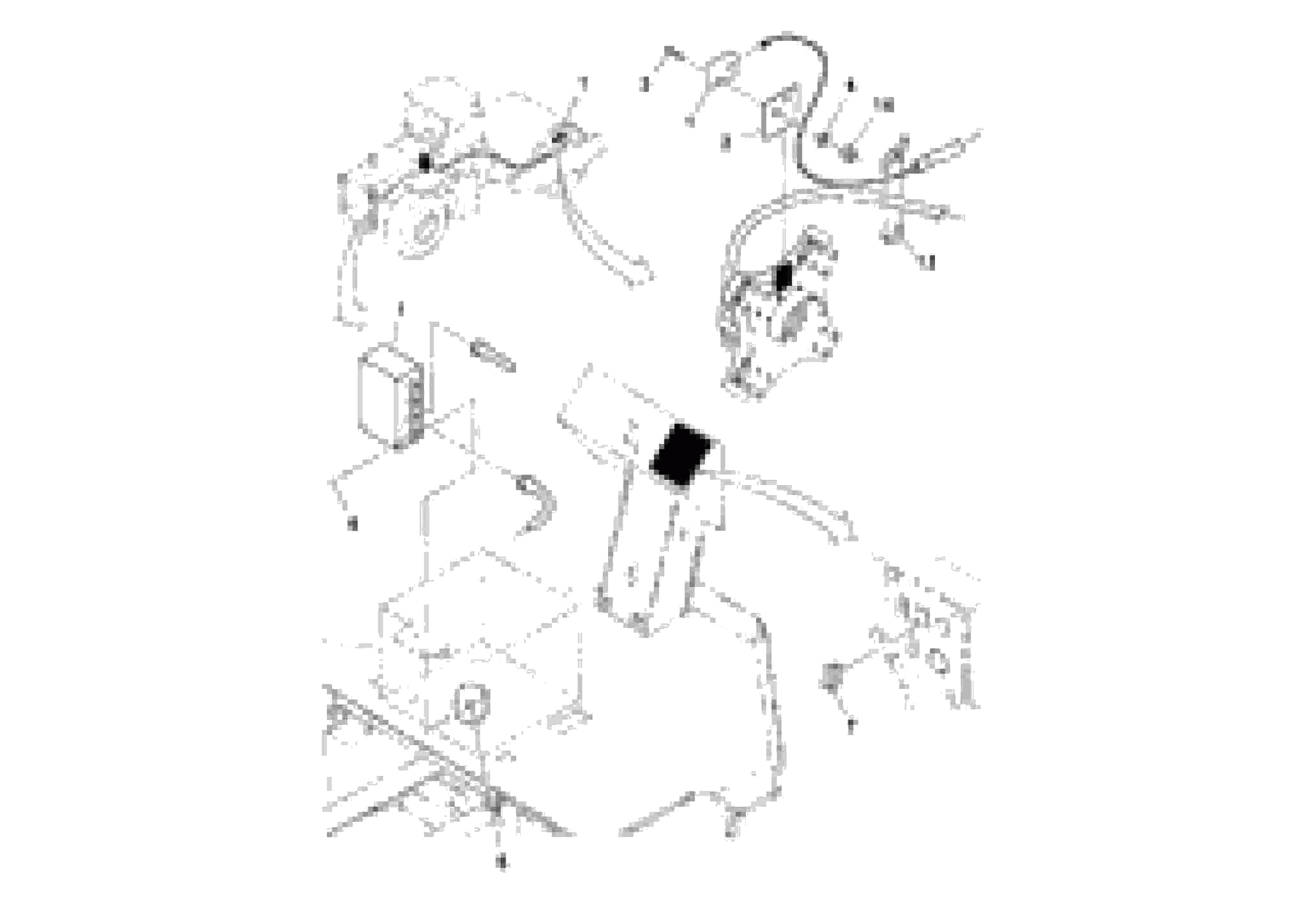 Схема запчастей Volvo SD100C S/N 198060 - - 53035 Compactometer Installation 