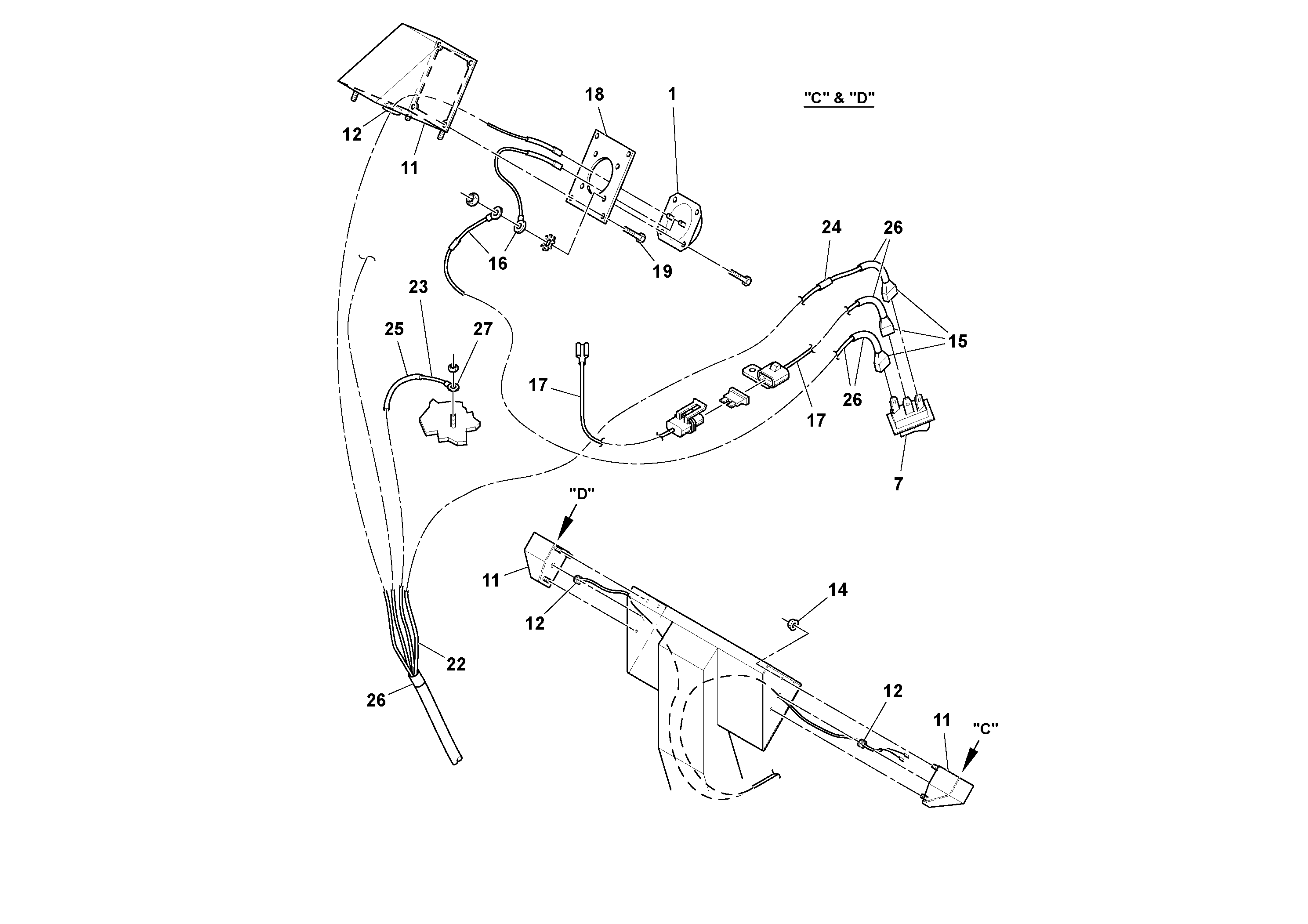 Схема запчастей Volvo SD100C S/N 198060 - - 73648 Compactometer Installation 