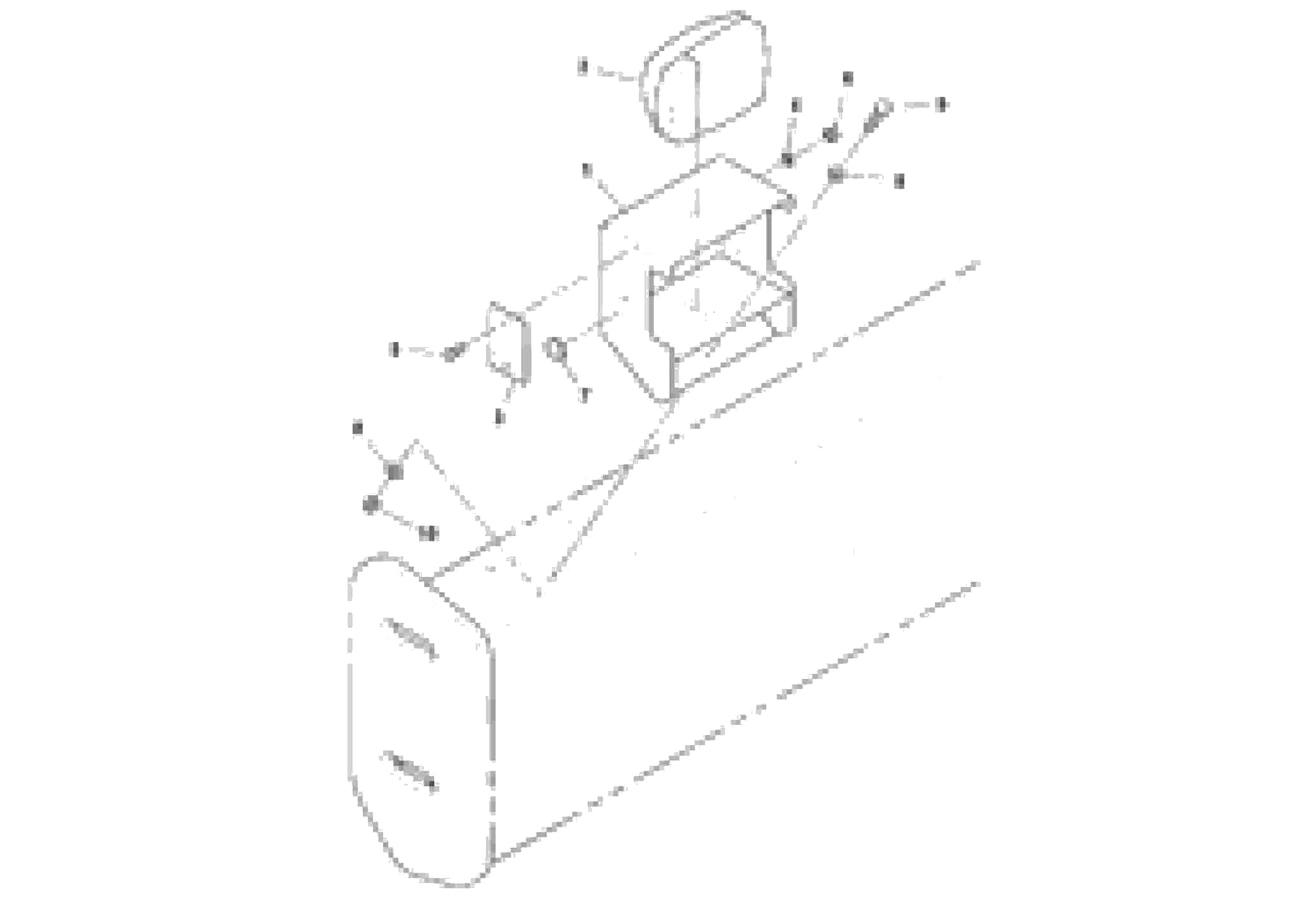 Схема запчастей Volvo SD100D/100F/SD105DX/105F S/N 197389 - - 54835 Rh Front Headlight Assembly 
