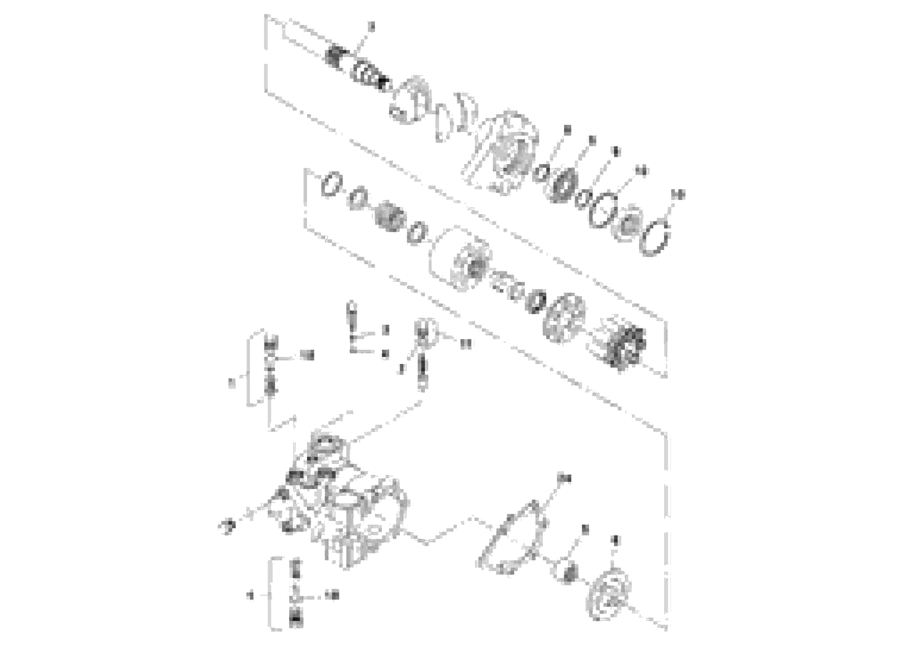 Схема запчастей Volvo SD100D/100F/SD105DX/105F S/N 197389 - - 60714 Vibration Pump 
