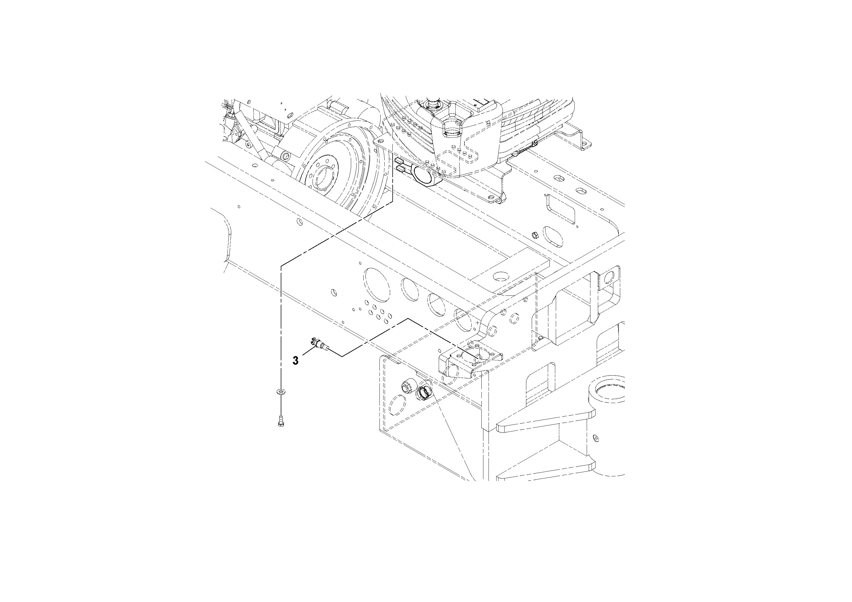 Схема запчастей Volvo SD122 S/N 195942 - - 78463 Back-up Alarm Installation 