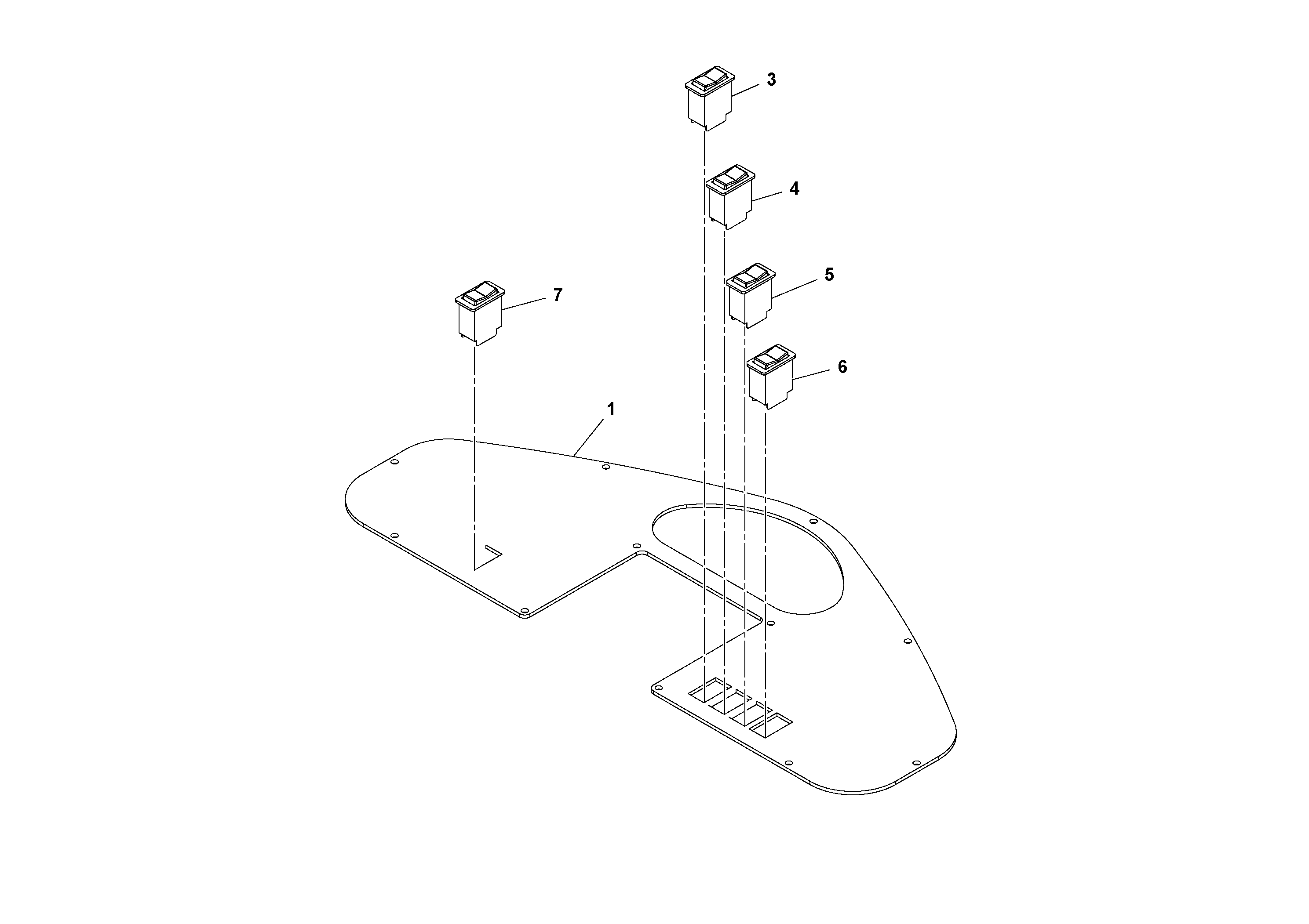 Схема запчастей Volvo SD122 S/N 195942 - - 54529 Gauge Panel Assembly 