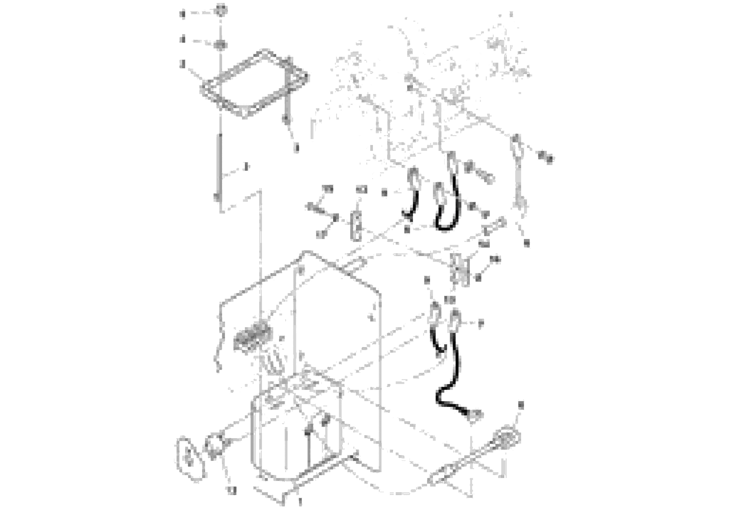 Схема запчастей Volvo SD77DA S/N 197788- - 37986 Battery installation 