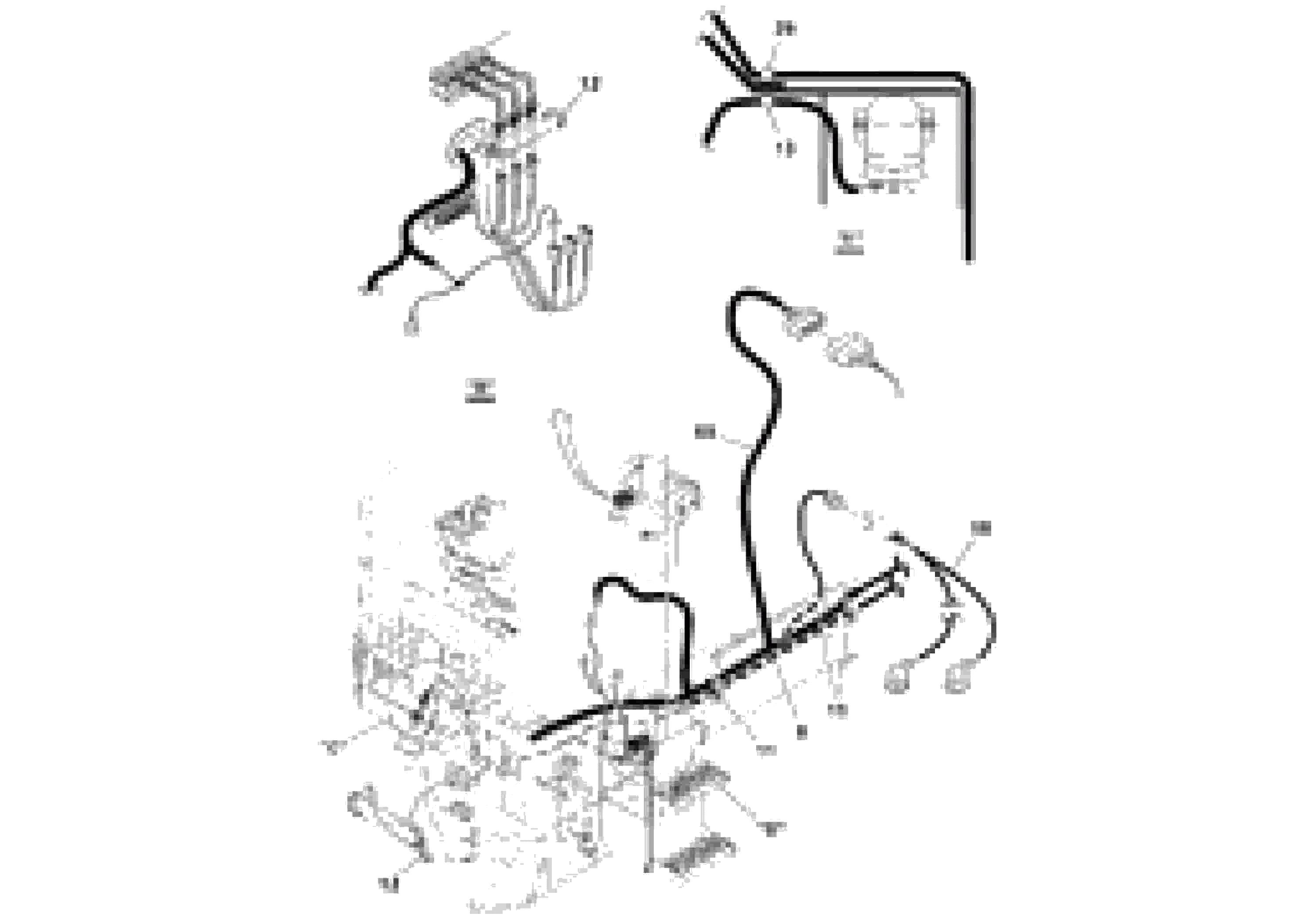 Схема запчастей Volvo SD77DA S/N 197788- - 40223 Main Cable Harness Installation 