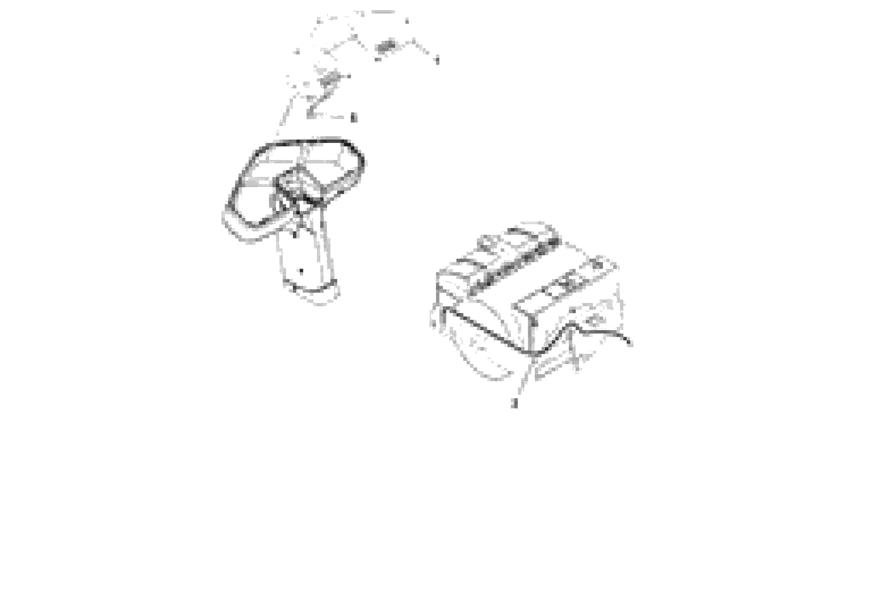 Схема запчастей Volvo SD77DA S/N 197788- - 46229 Water System Cable Harness Installation 