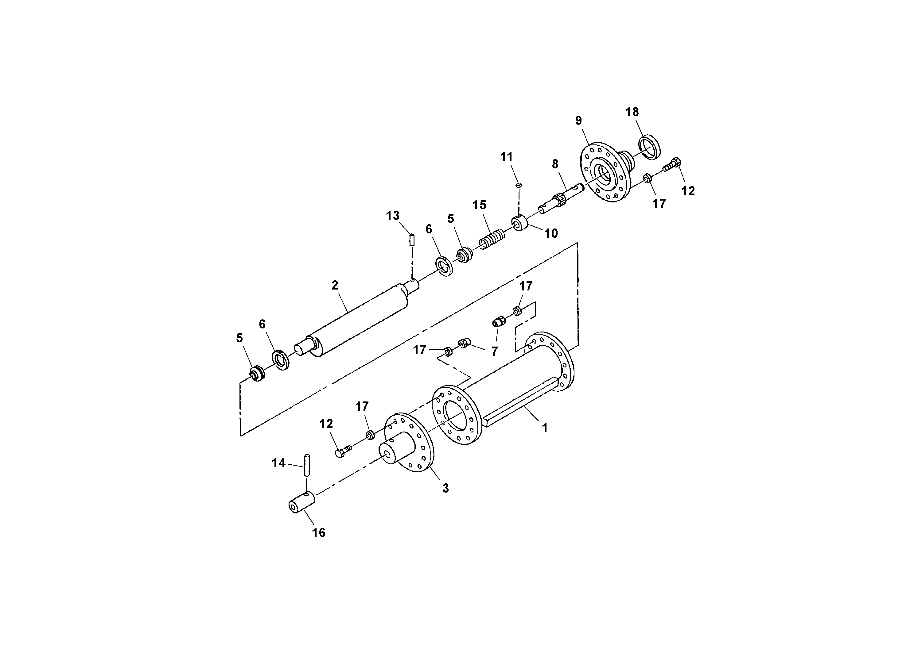 Схема запчастей Volvo SD77DA S/N 197788- - 37389 Eccentric Assembly 