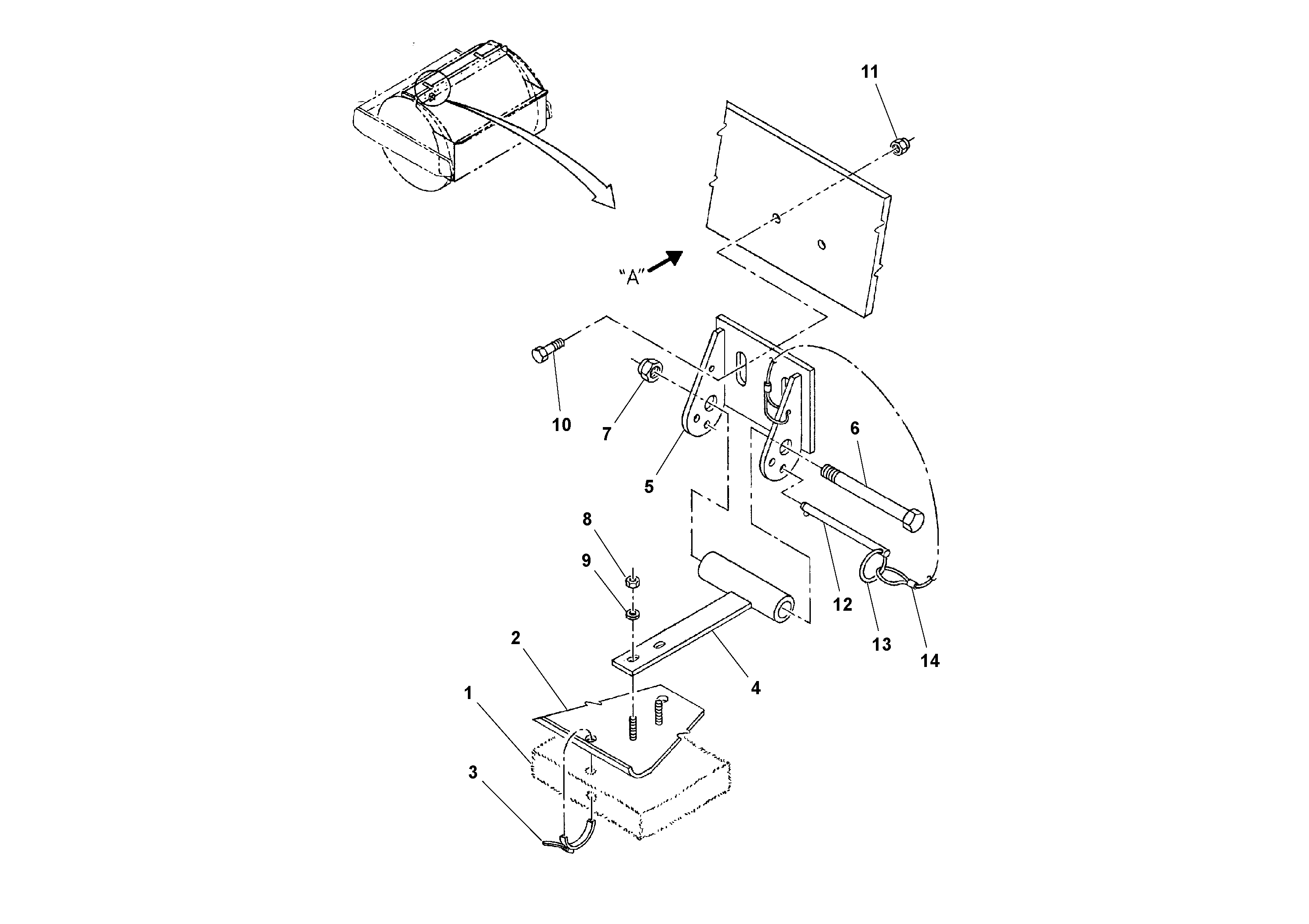 Схема запчастей Volvo SD77DA S/N 197788- - 50595 Cocoa Mat Installation 