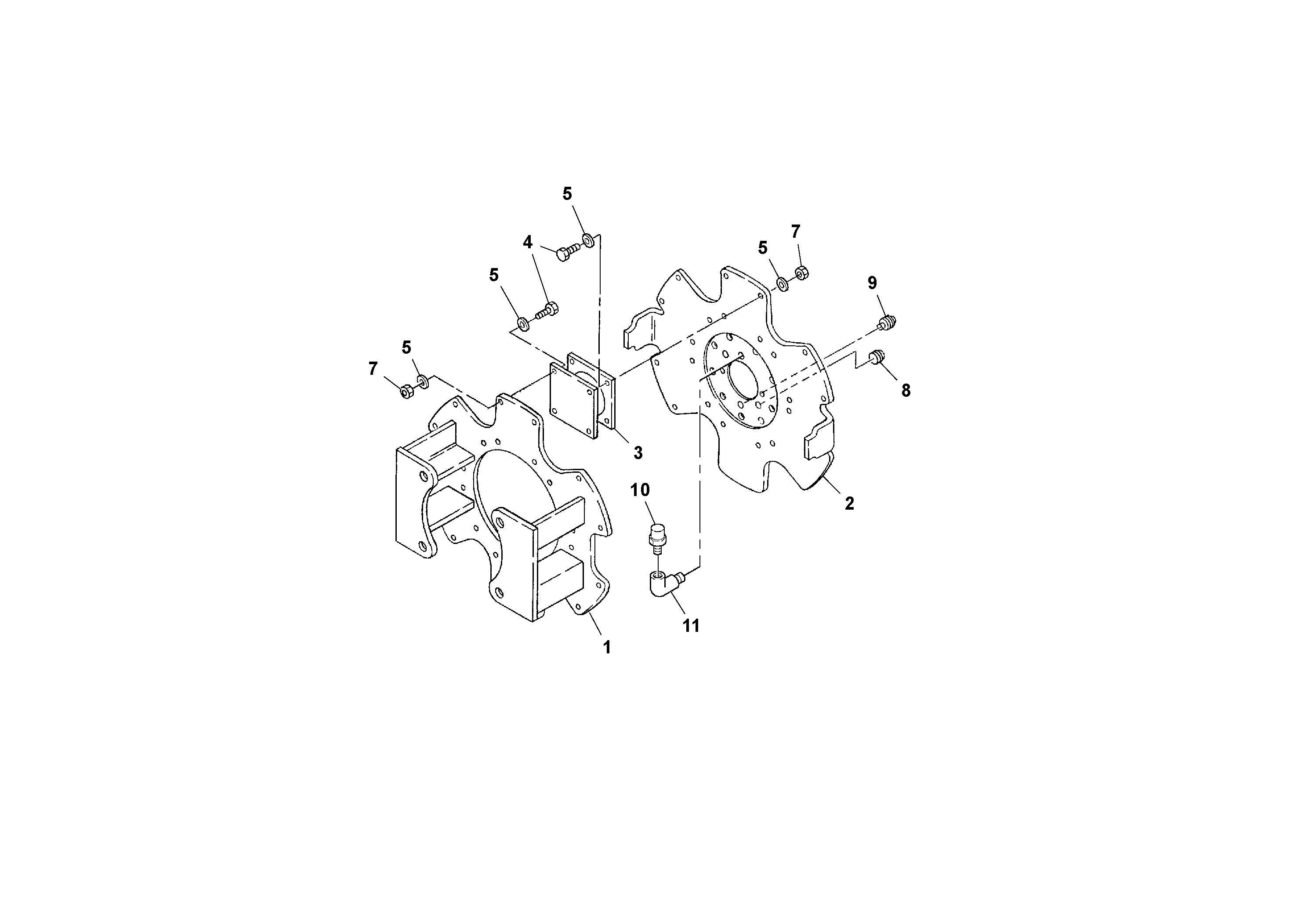 Схема запчастей Volvo SD77DA S/N 197788- - 51752 Carrier Assembly 