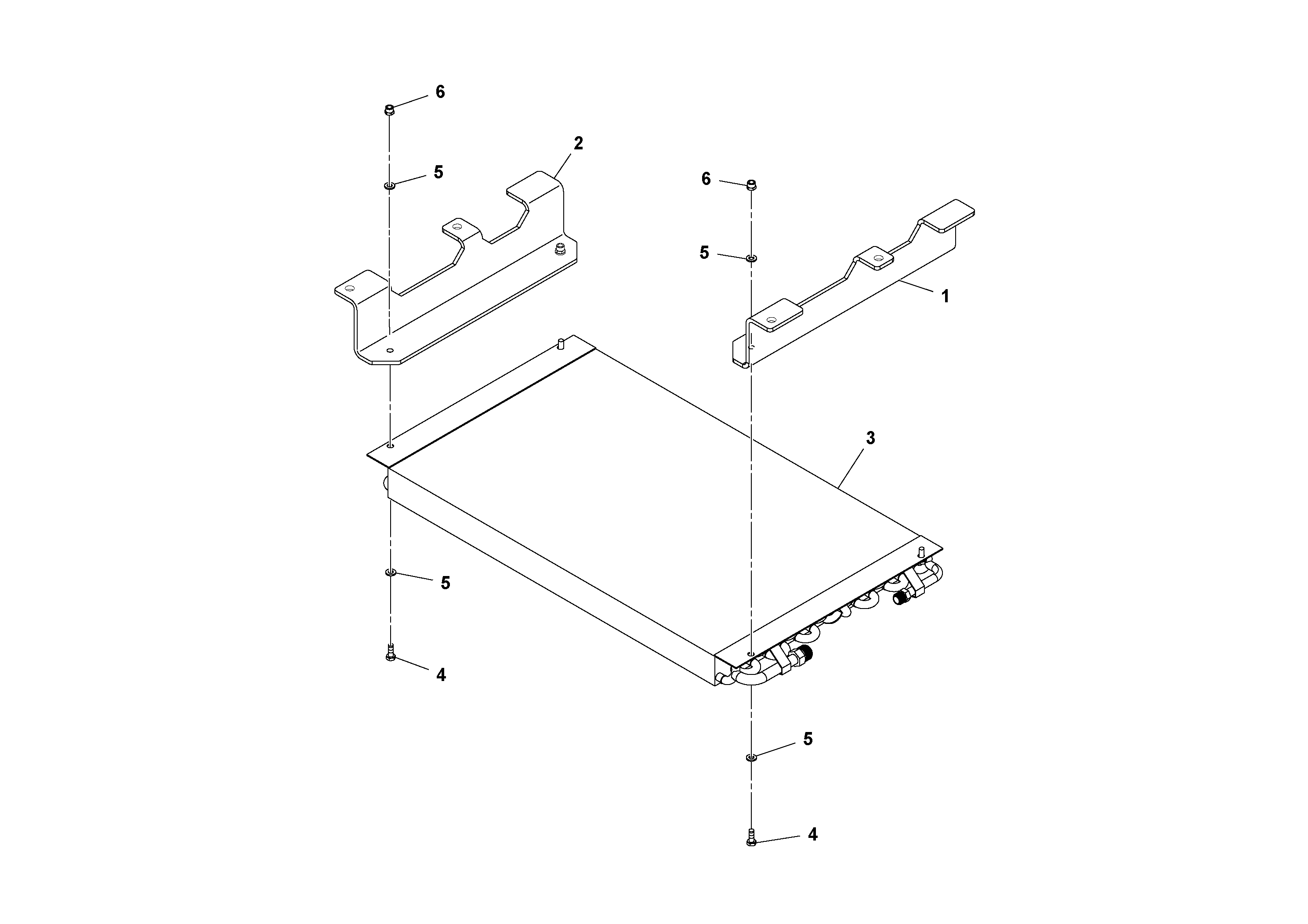 Схема запчастей Volvo SD77DA S/N 197788- - 43877 Condenser Assembly 