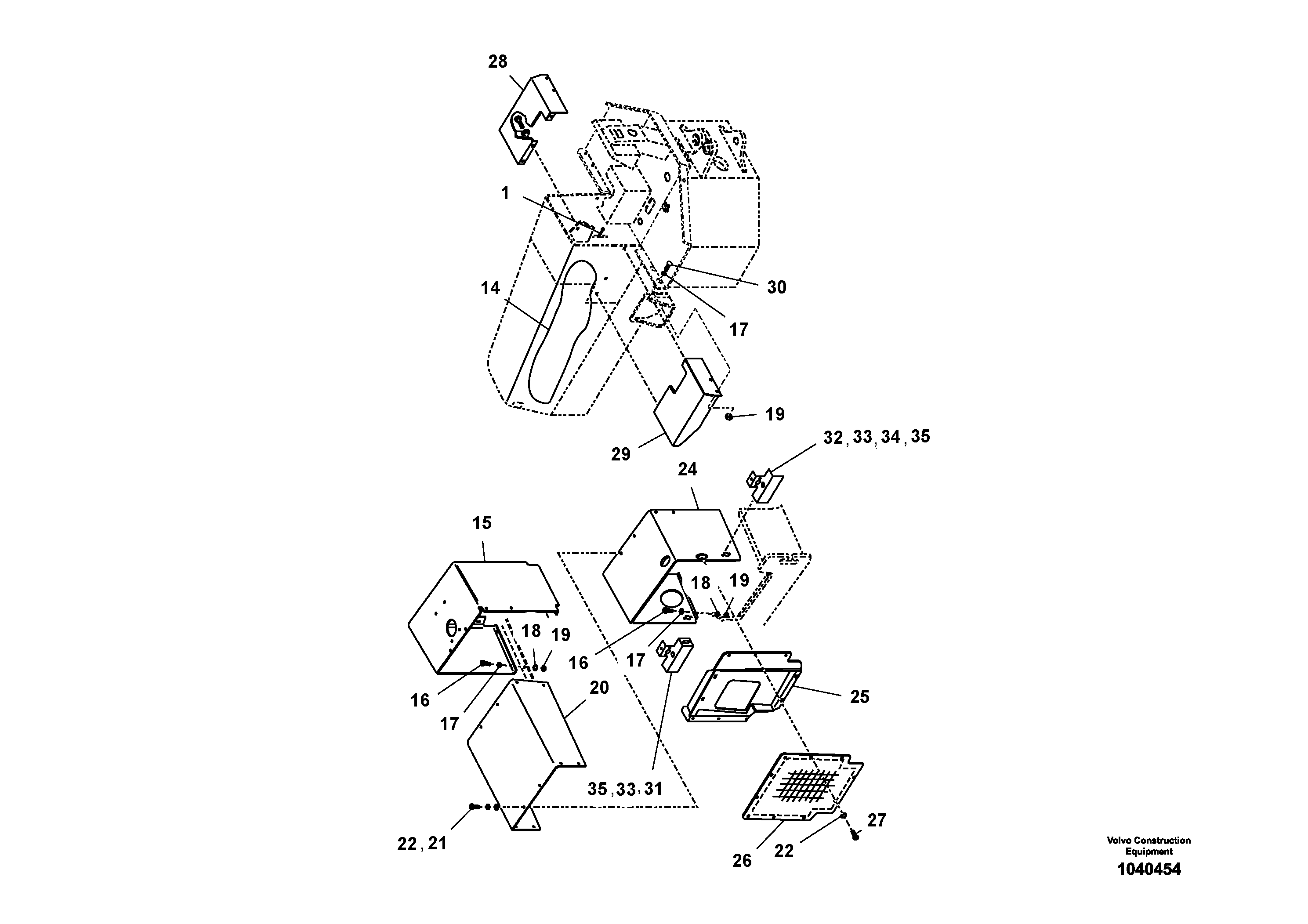 Схема запчастей Volvo SD110C/SD110 - 86291 Cowling and Fender Installation 
