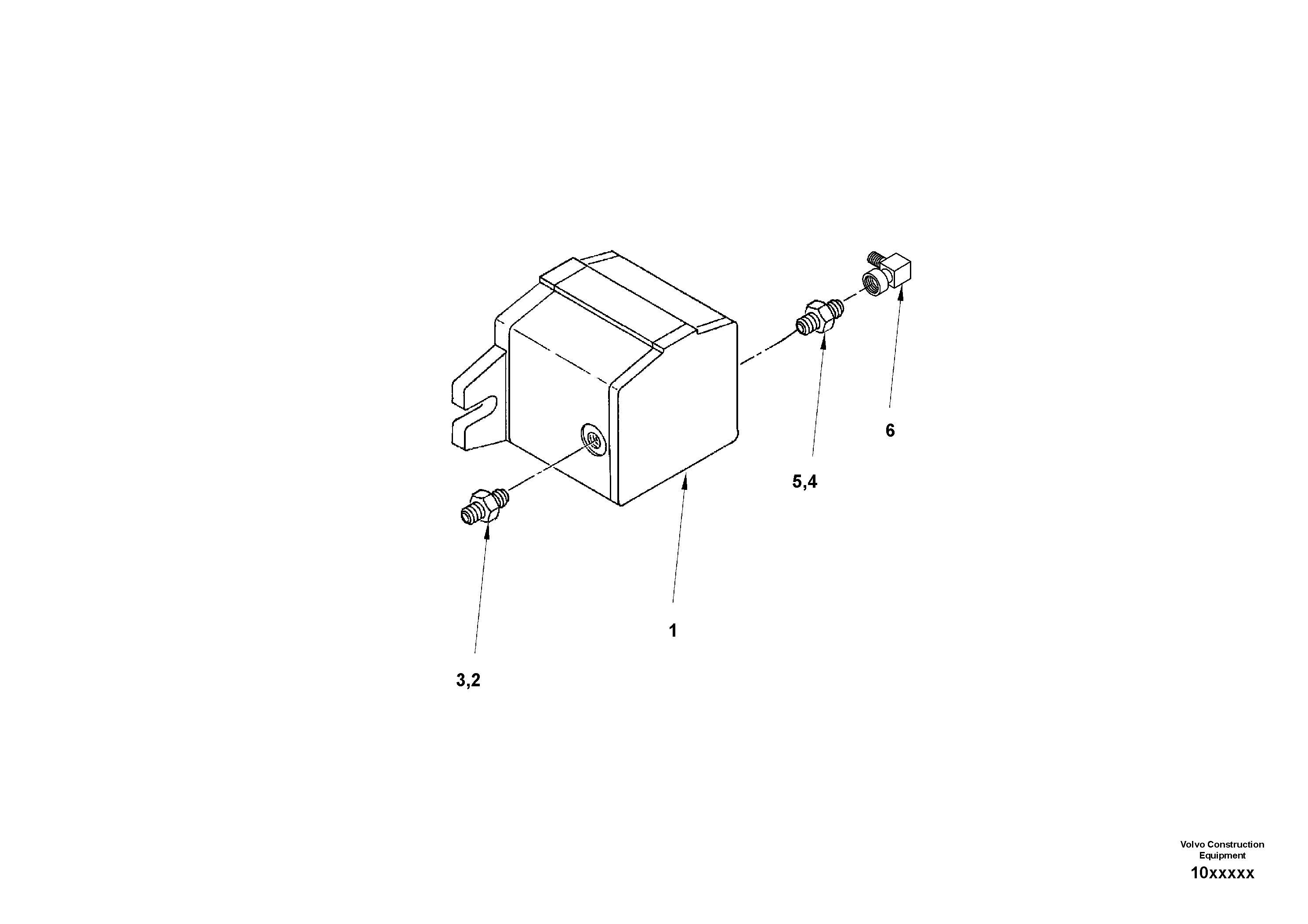 Схема запчастей Volvo SD150 S/N 0815001023 - - 47002 Assembly Steering Pump 