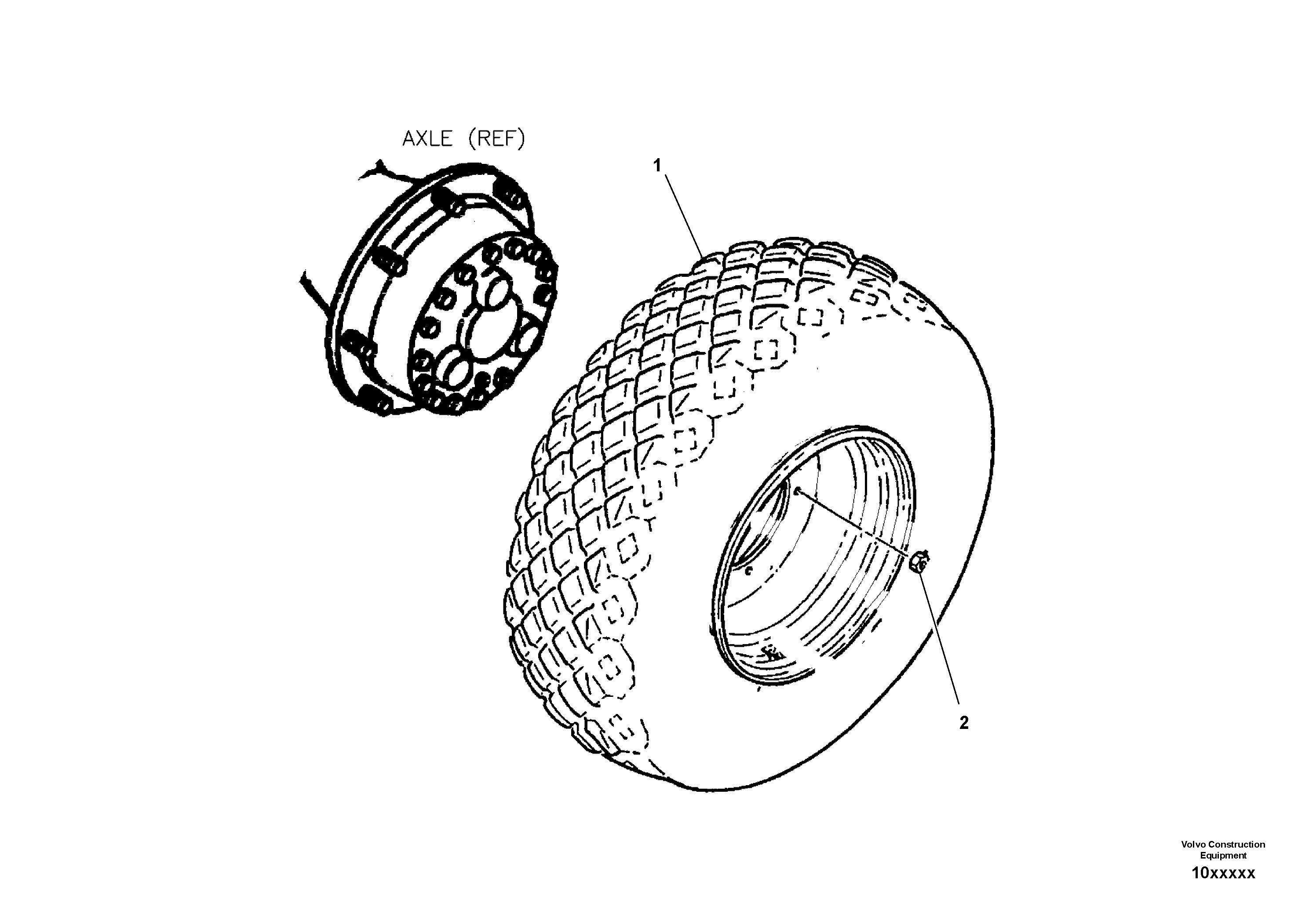 Схема запчастей Volvo SD150 S/N 0815001023 - - 47005 Installation Wheel 