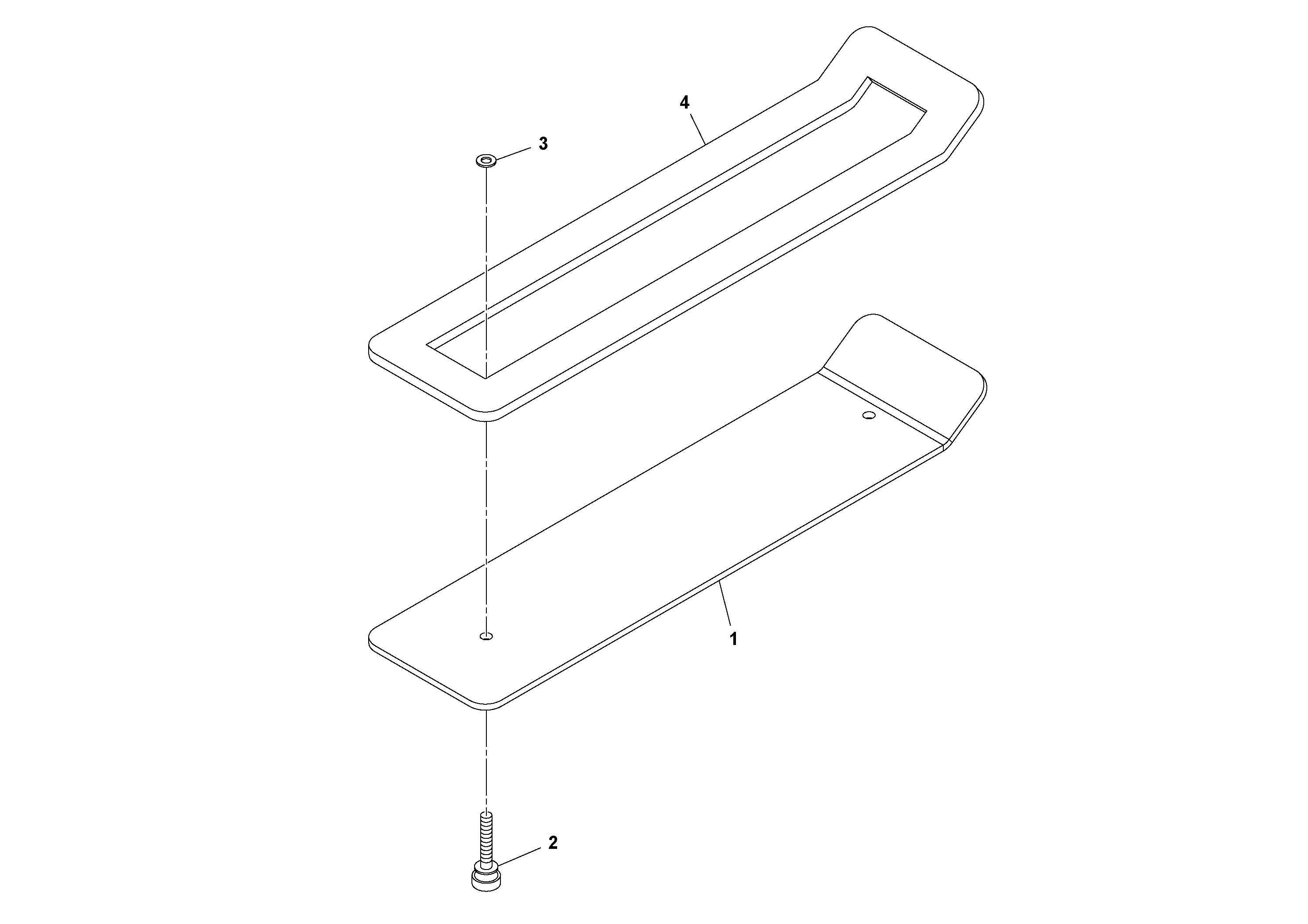Схема запчастей Volvo SD160DX/SD190/SD200 S/N 197386 - - 87185 Fuse Cover Assembly 