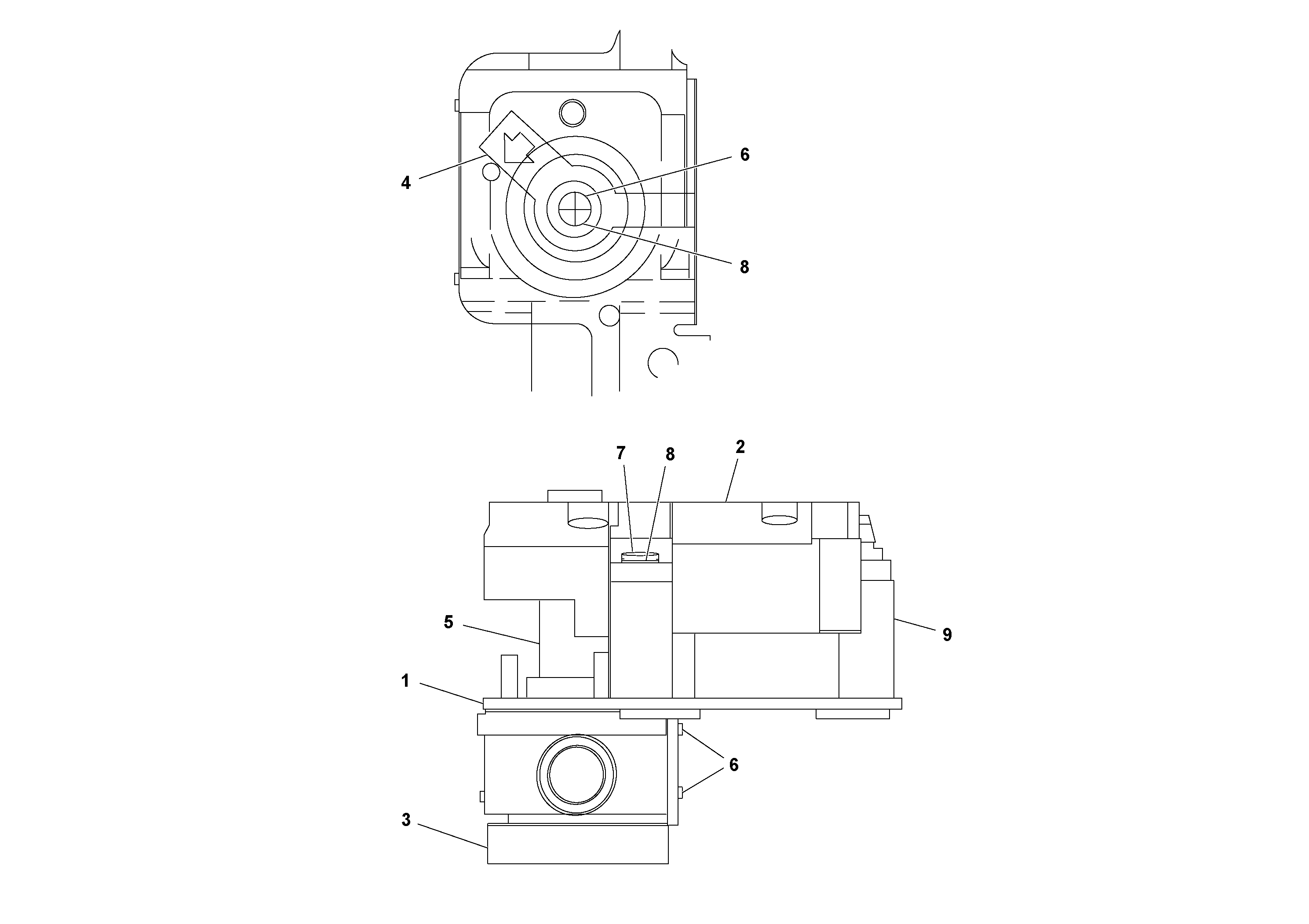 Схема запчастей Volvo SD160DX/SD190/SD200 S/N 197386 - - 103008 Heater Valve 