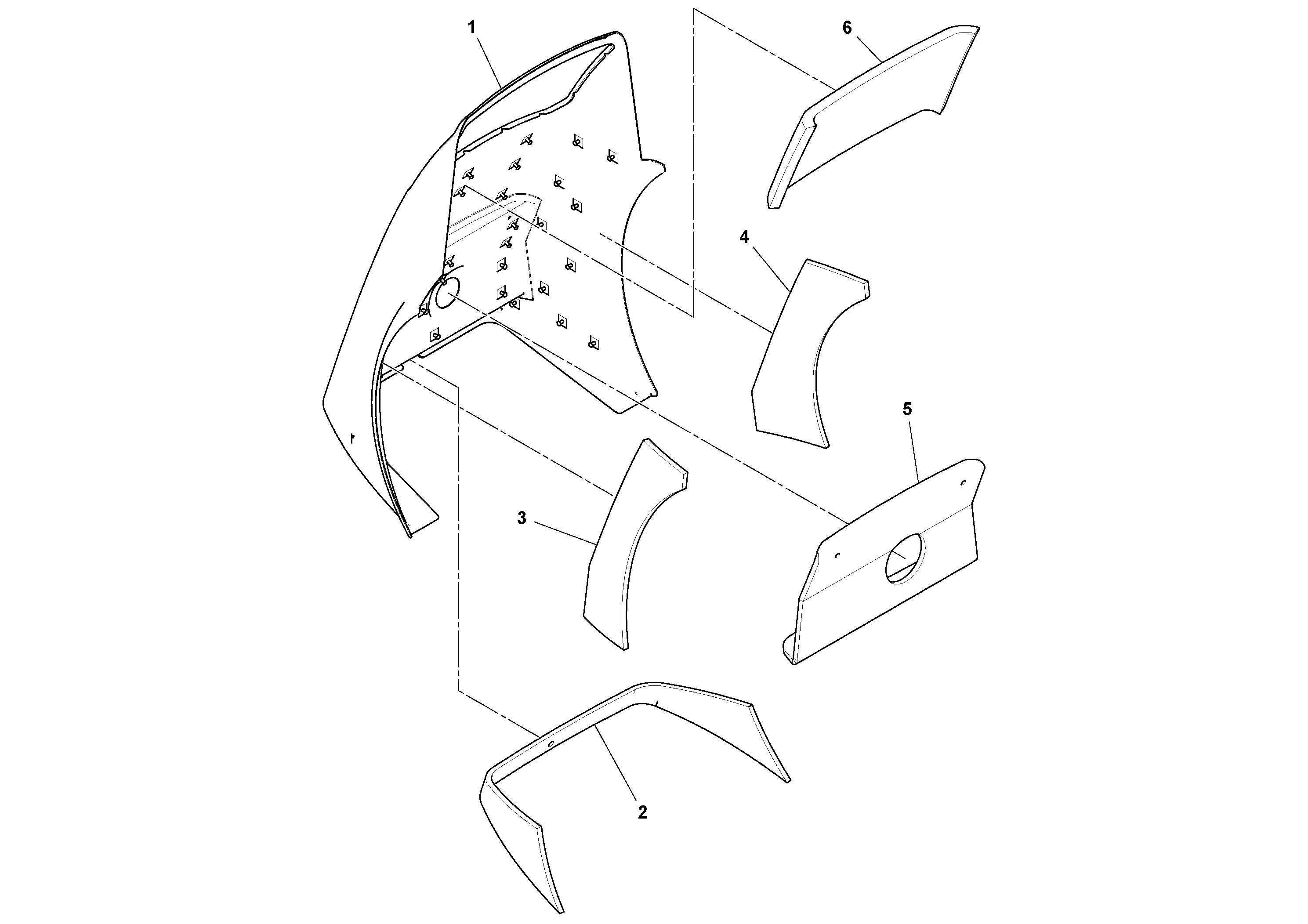 Схема запчастей Volvo SD115D/SD115F S/N 23273 - - 75139 Hood With Sound Foam Assembly 