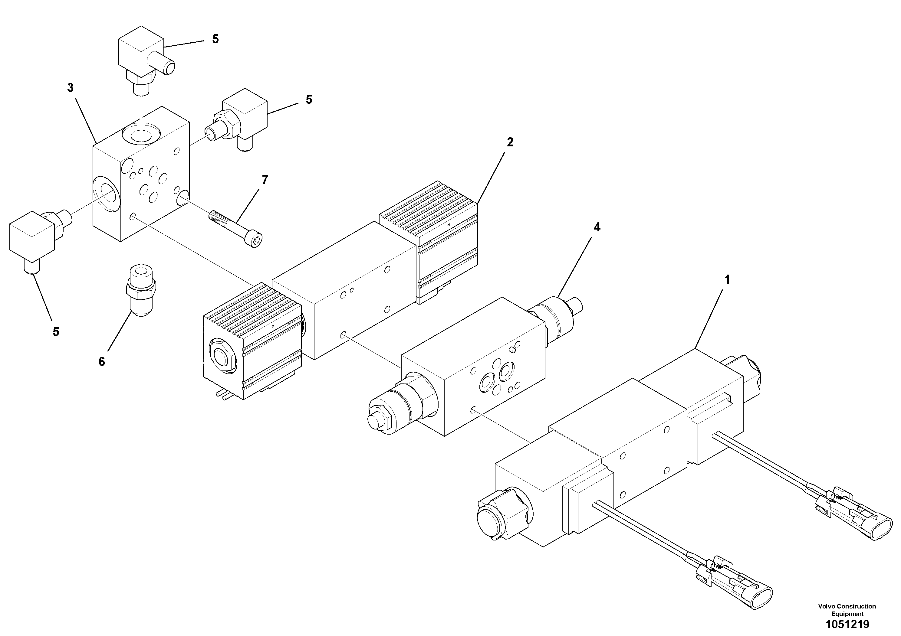 Схема запчастей Volvo SD115D/SD115F S/N 23273 - - 73585 Valve Assembly 