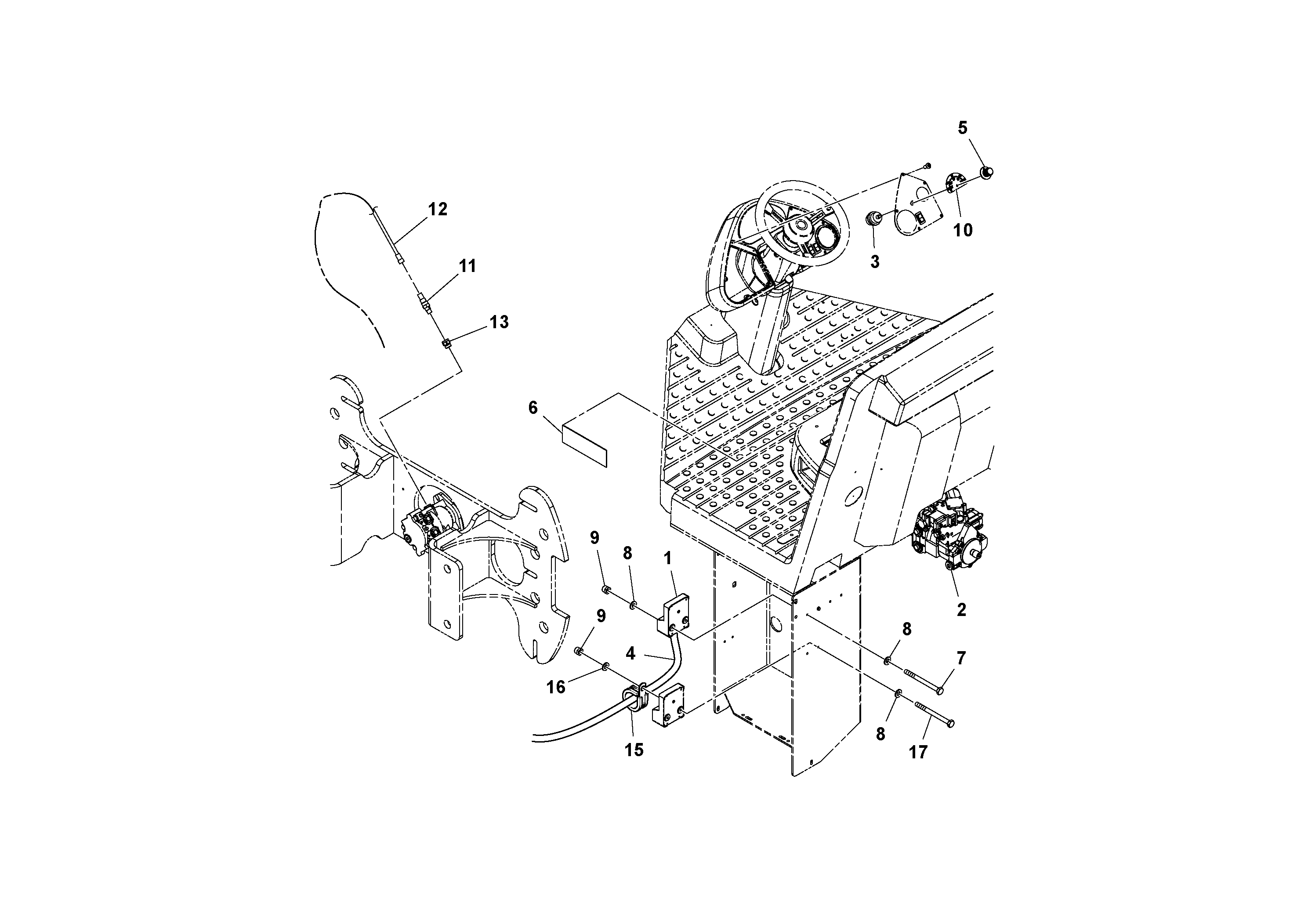 Схема запчастей Volvo SD115D/SD115F S/N 23273 - - 75458 Variable Frequency/dual Amplitude Installation 