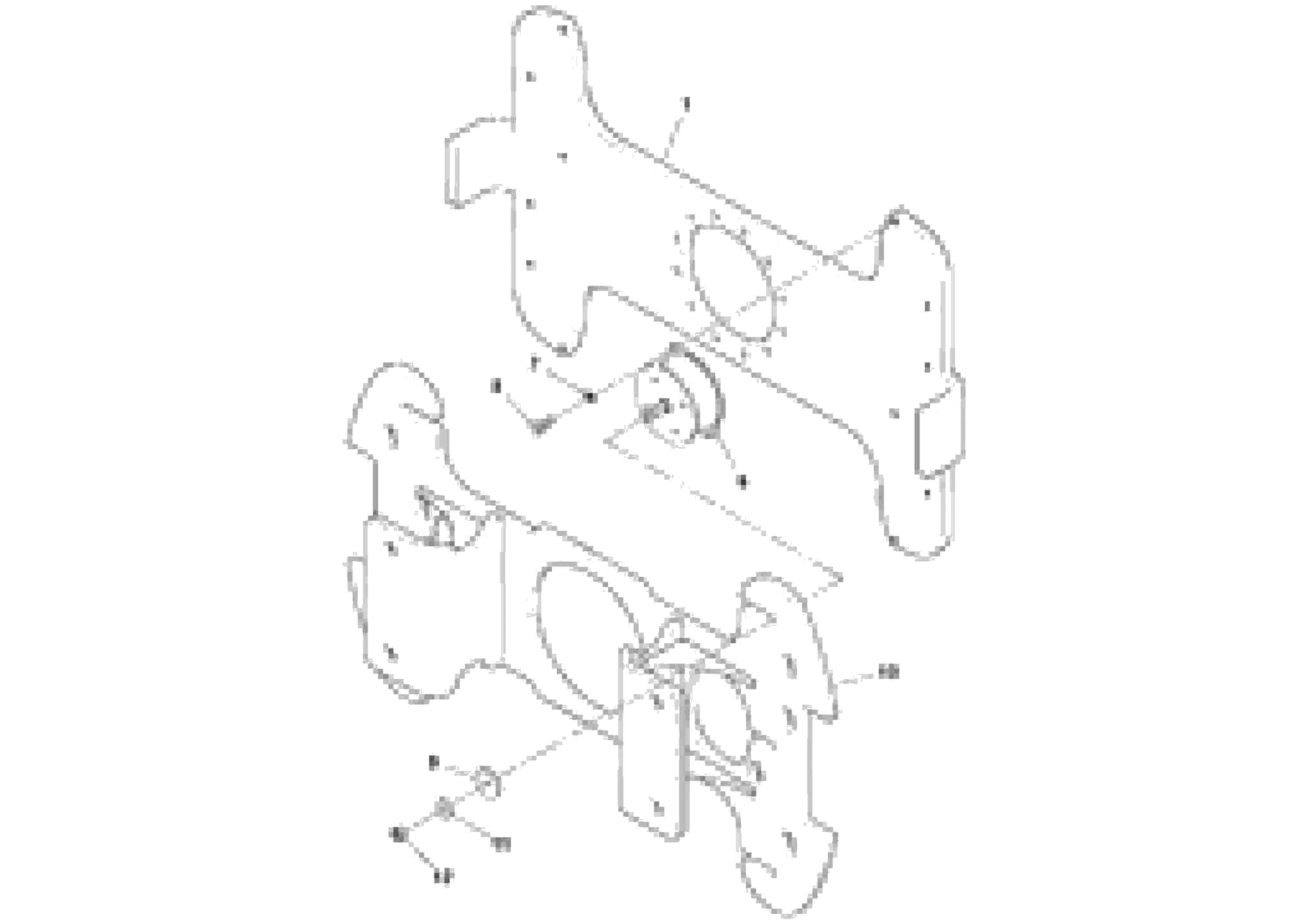 Схема запчастей Volvo SD115D/SD115F S/N 23273 - - 105343 Carrier Assembly 