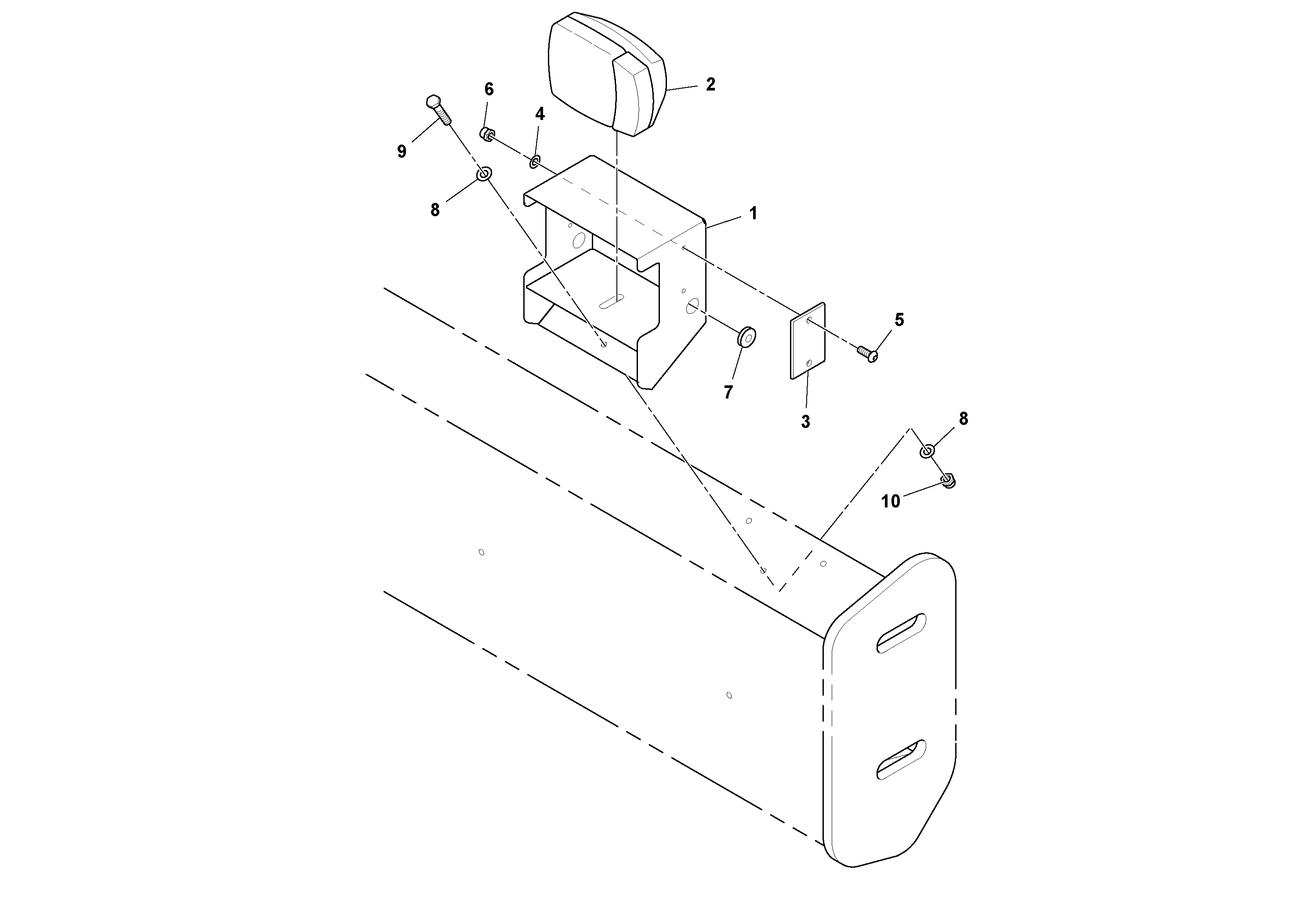 Схема запчастей Volvo SD130D/DX/F S/N 600012 - - 91304 LH Front Headlight Assembly 