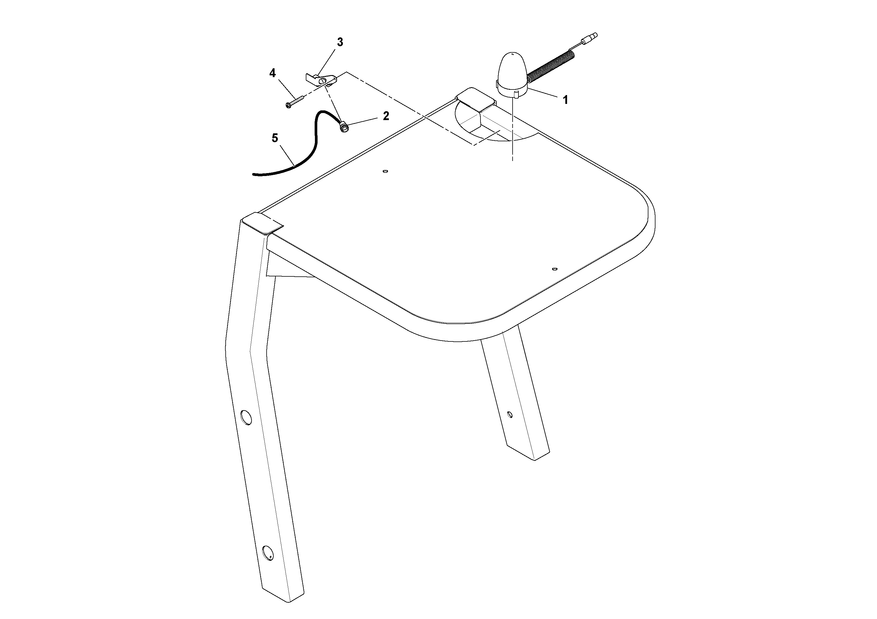 Схема запчастей Volvo SD130D/DX/F S/N 600012 - - 81846 Rotating Beacon Installation 