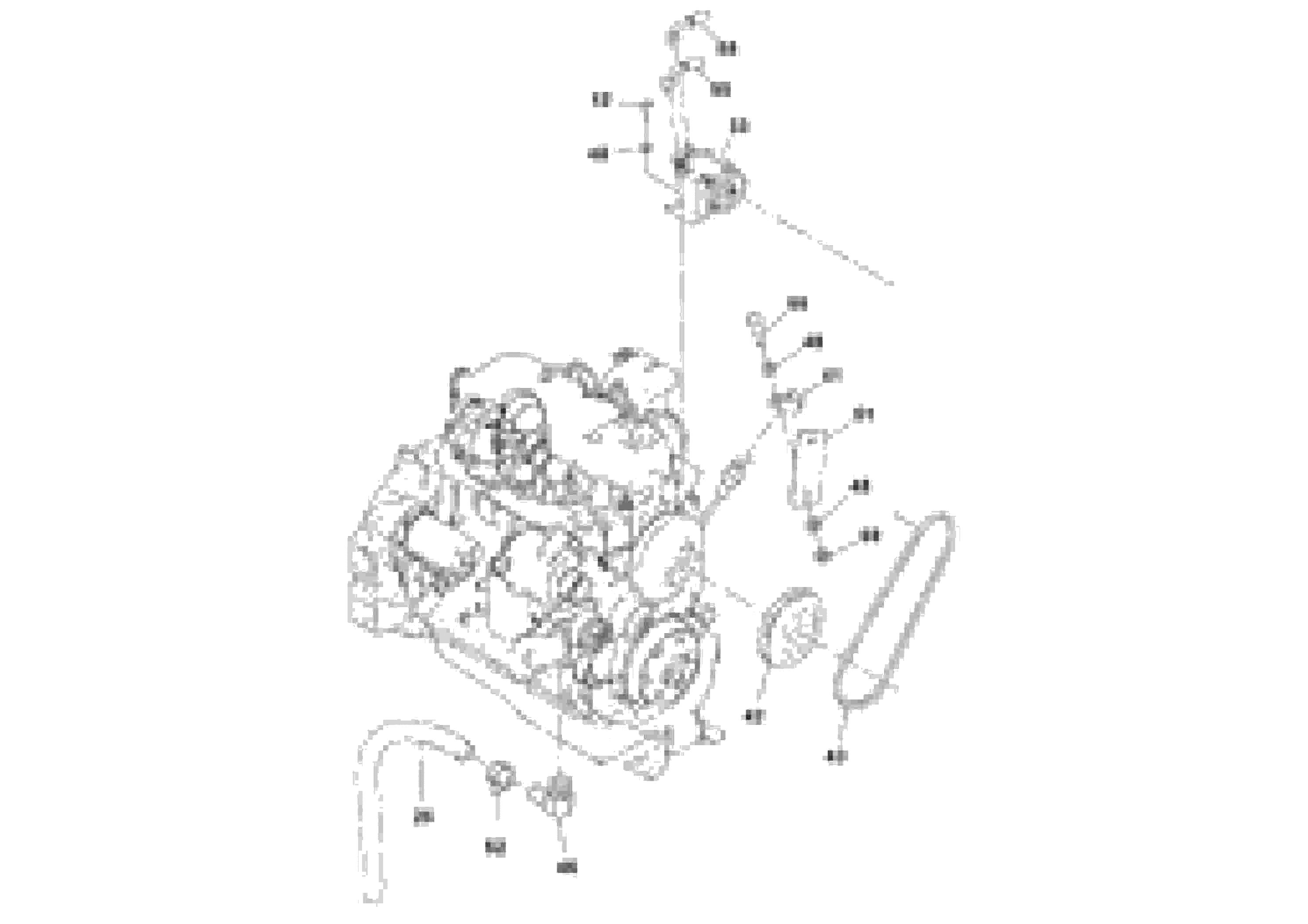 Схема запчастей Volvo SD130D/DX/F S/N 600012 - - 90638 Heater Installation 