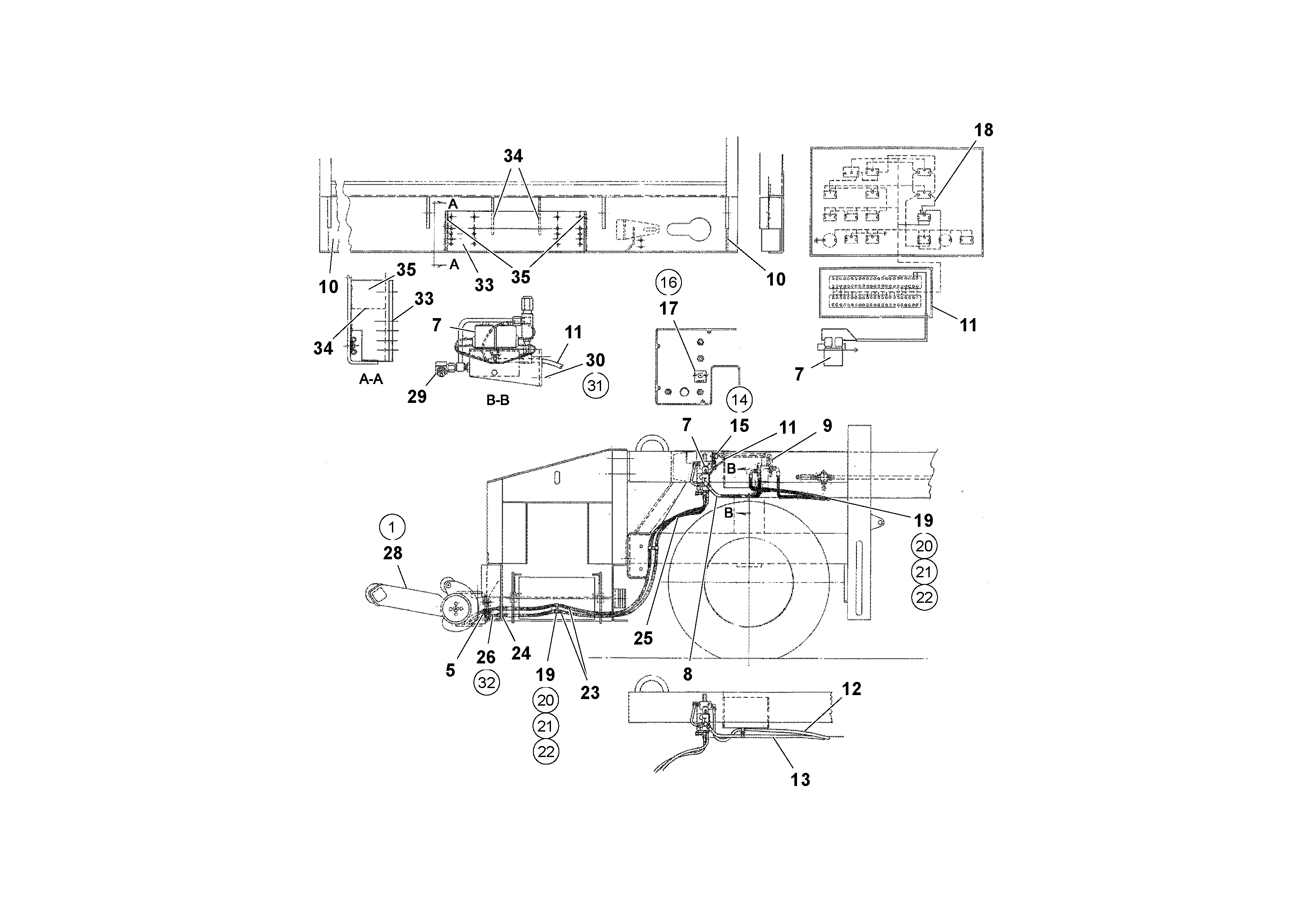 Схема запчастей Volvo RW100A S/N 196960 - - 95400 Mounting kit 