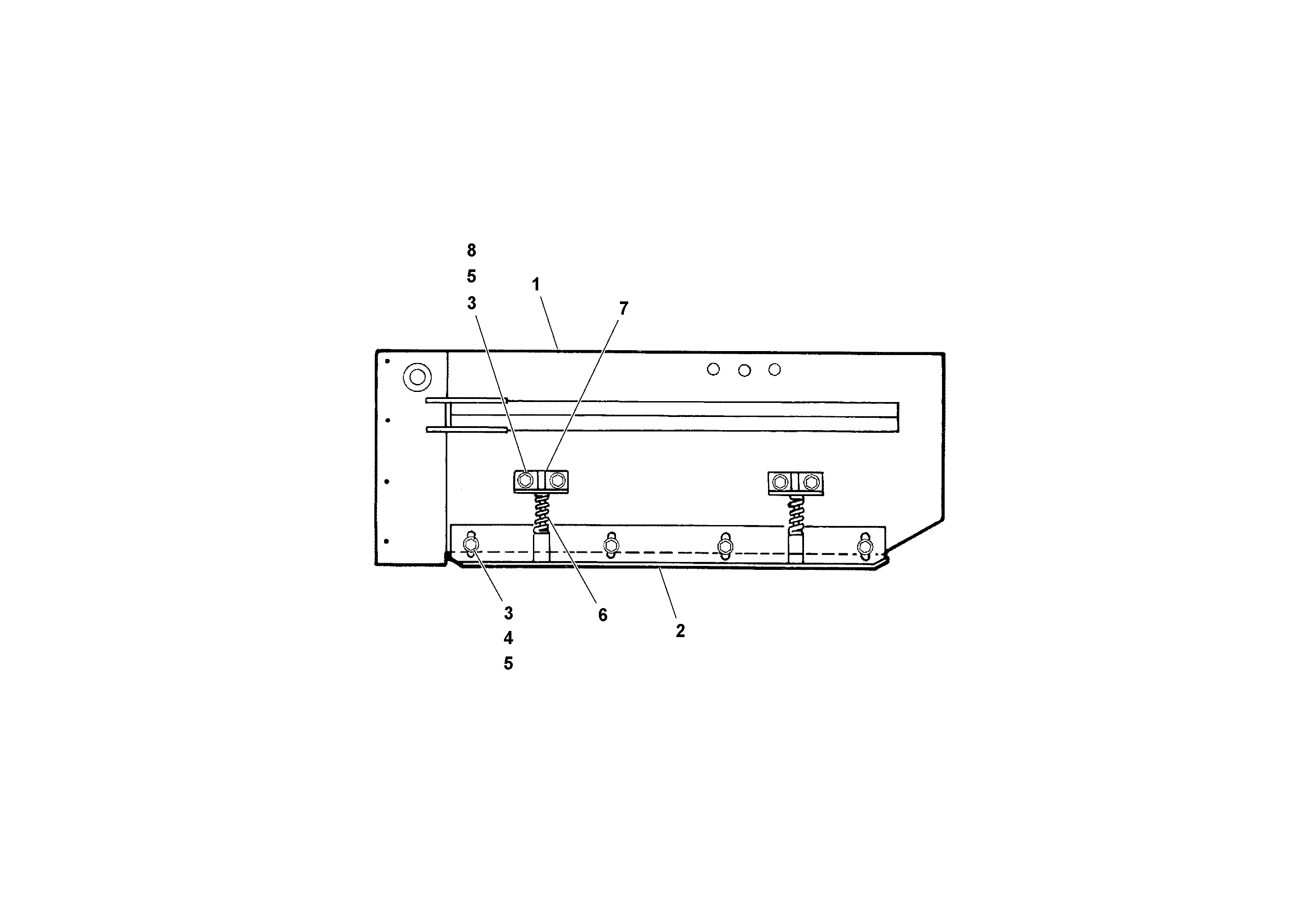 Схема запчастей Volvo RW100A S/N 196960 - - 98489 Inner Cut-off Installation 