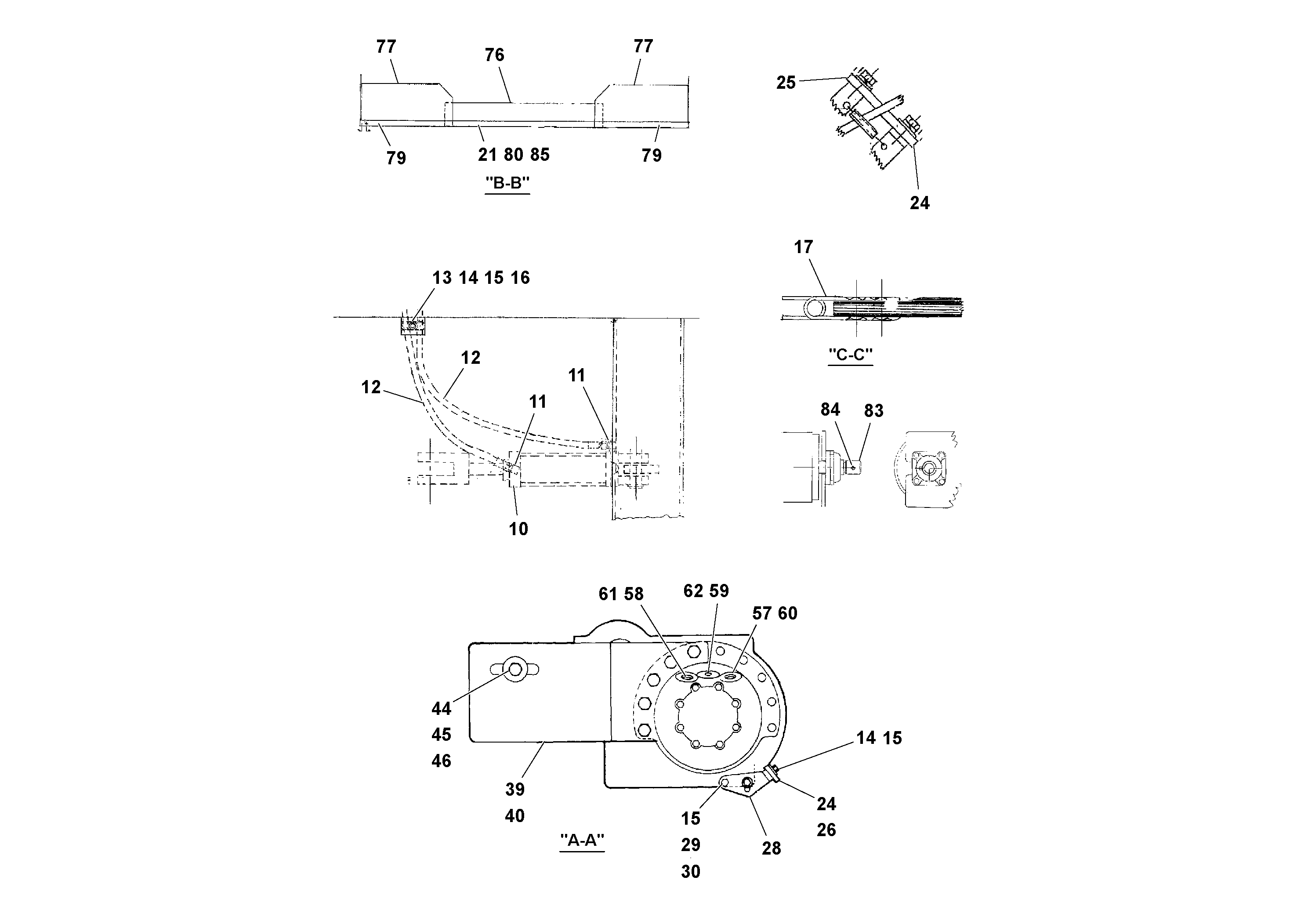 Схема запчастей Volvo RW100A S/N 196960 - - 98490 Hopper and Conveyor Installation 