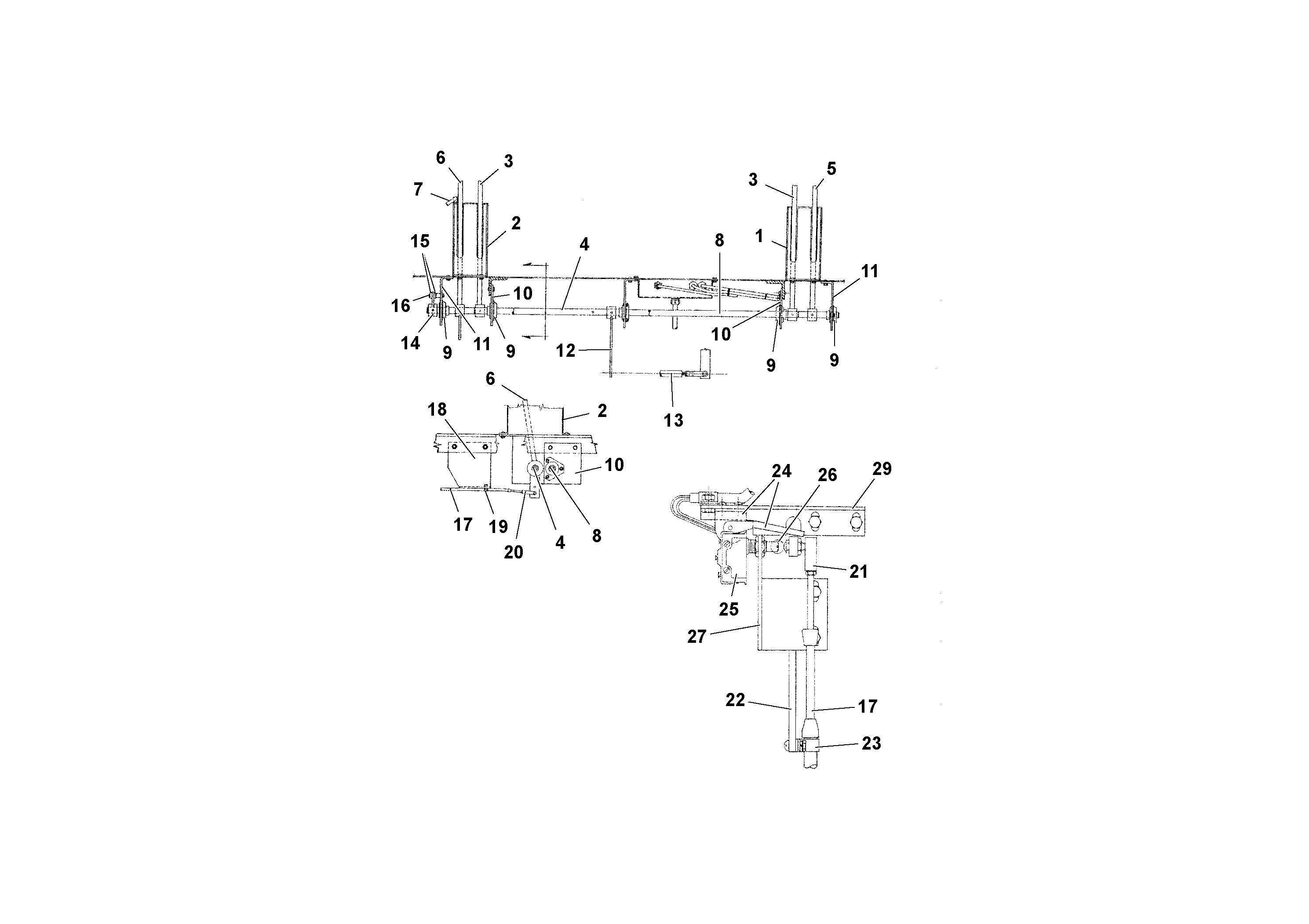 Схема запчастей Volvo RW195D S/N 197517- - 90013 Travel and Conveyor Controls 
