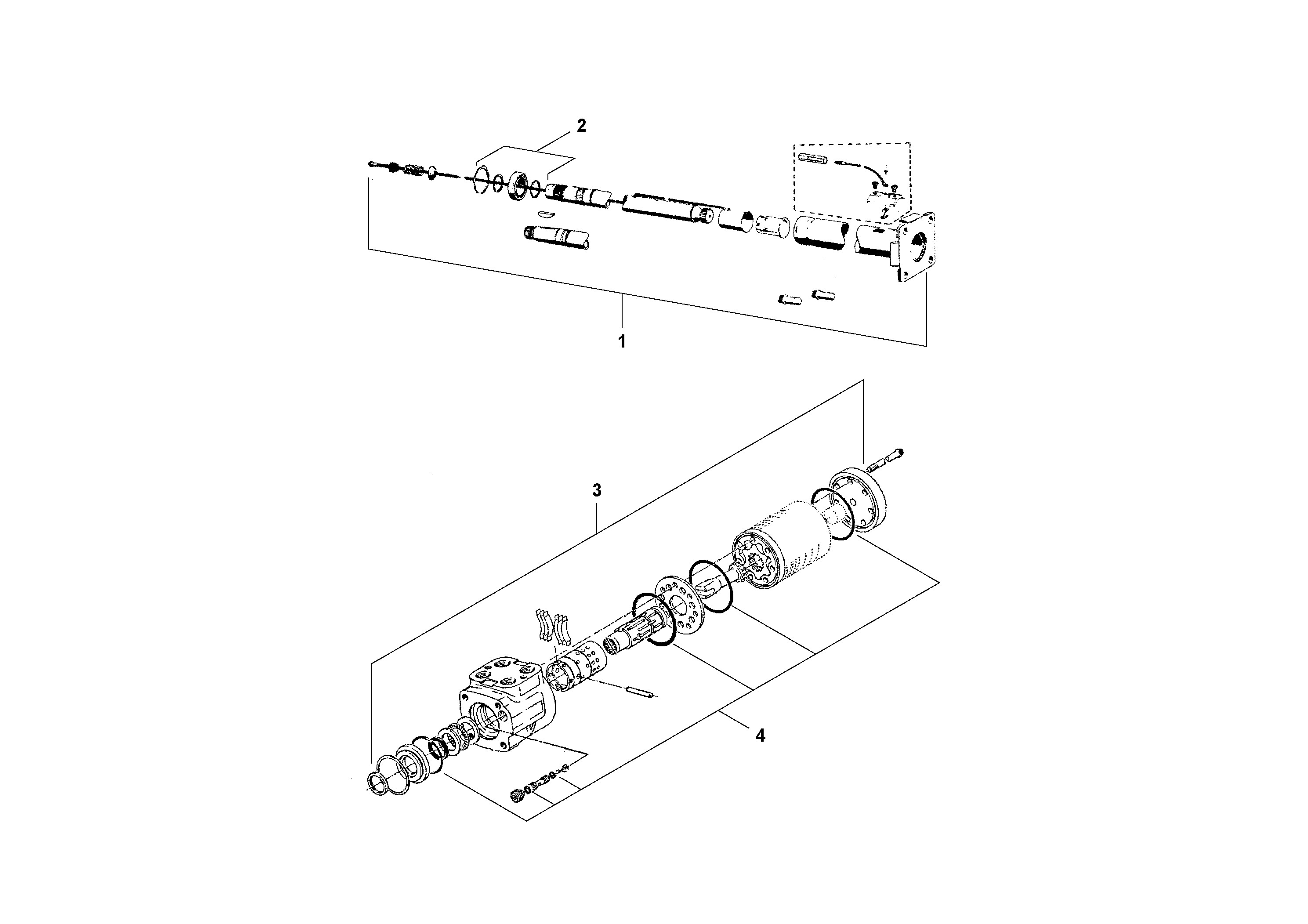 Схема запчастей Volvo RW195D S/N 197517- - 57118 Steering Unit Assembly 