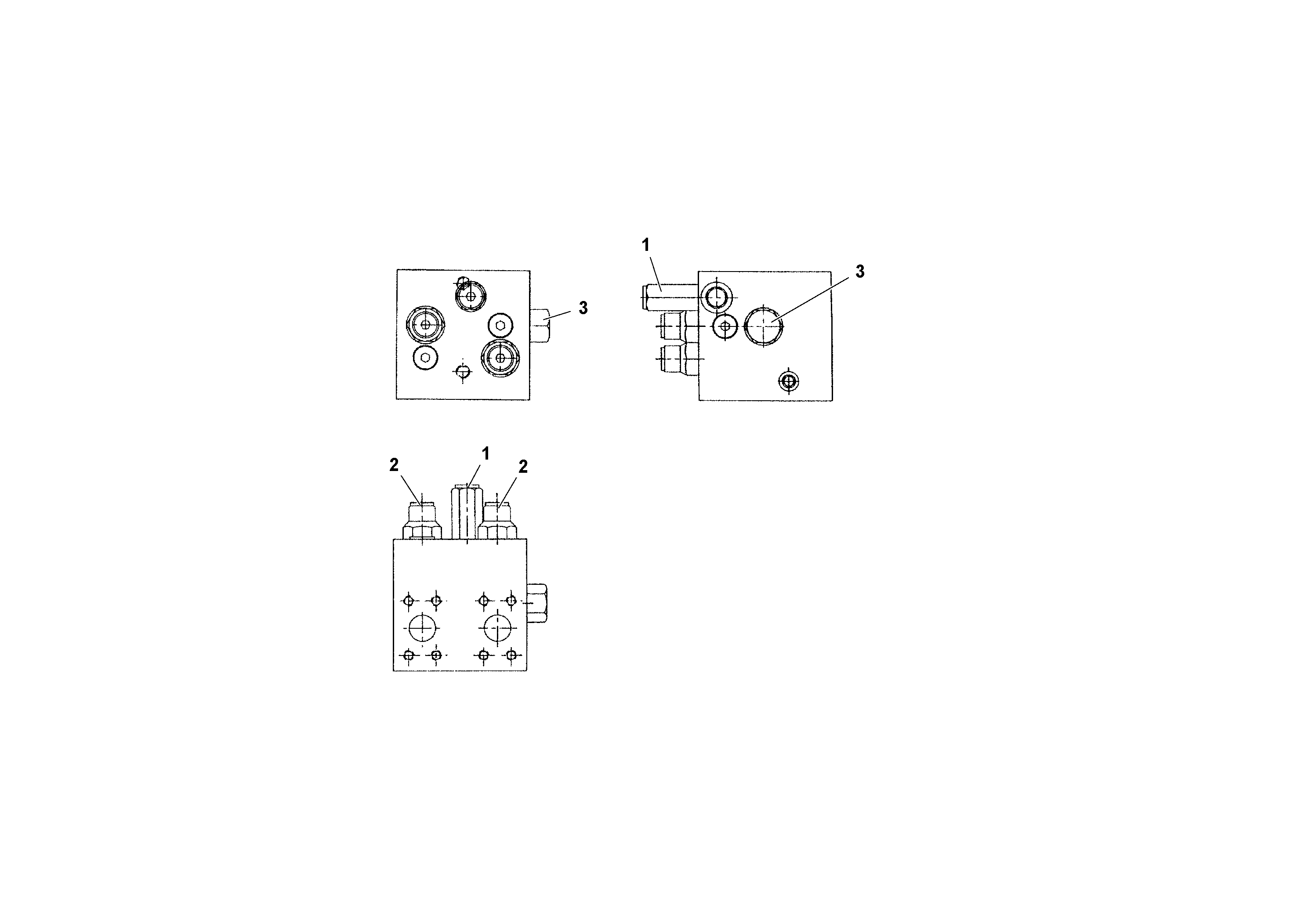 Схема запчастей Volvo RW195D S/N 197517- - 57120 Conveyor Drive Crossover Control Valve 