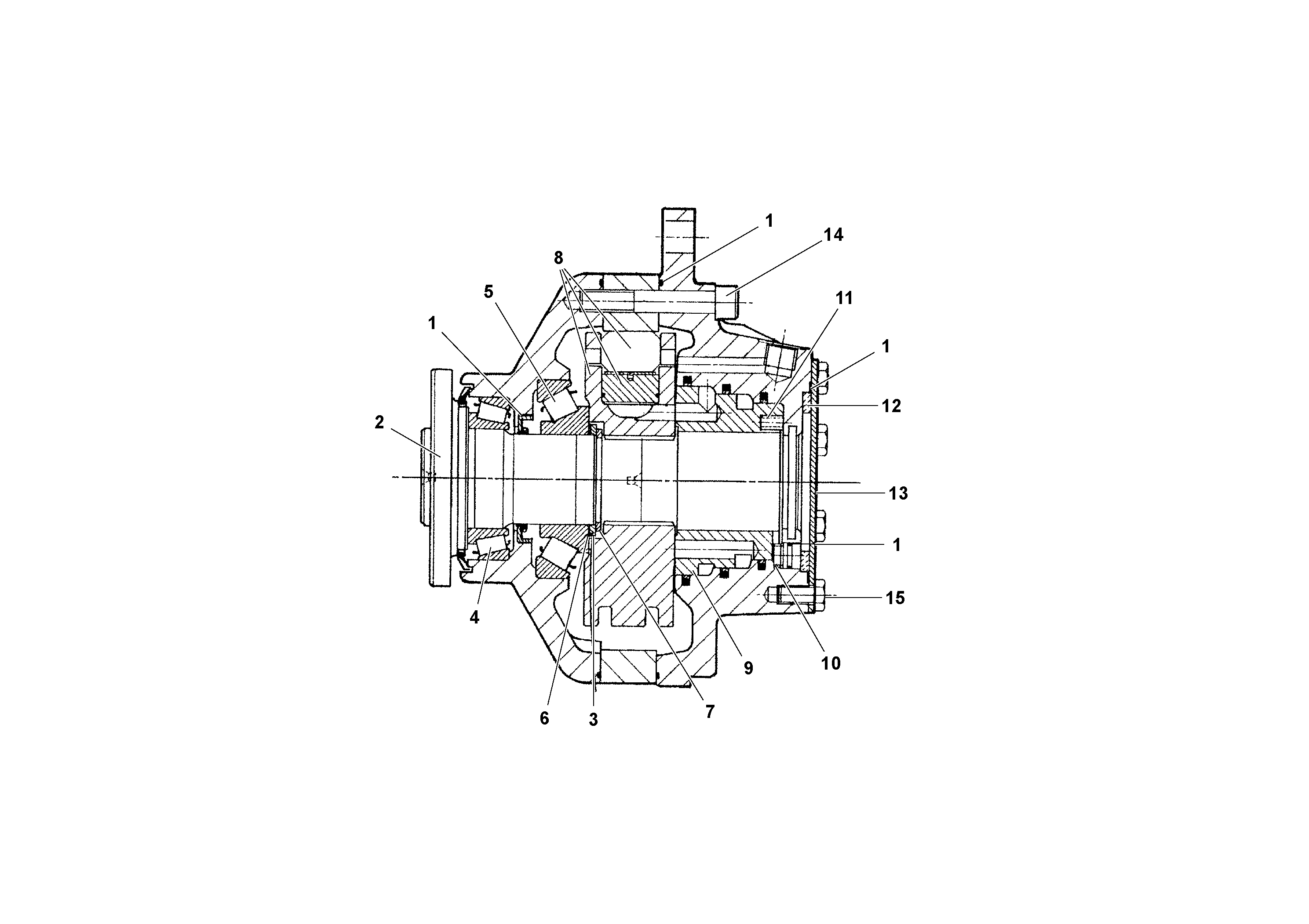 Схема запчастей Volvo RW195D S/N 197517- - 59344 Conveyor Drive Motor 
