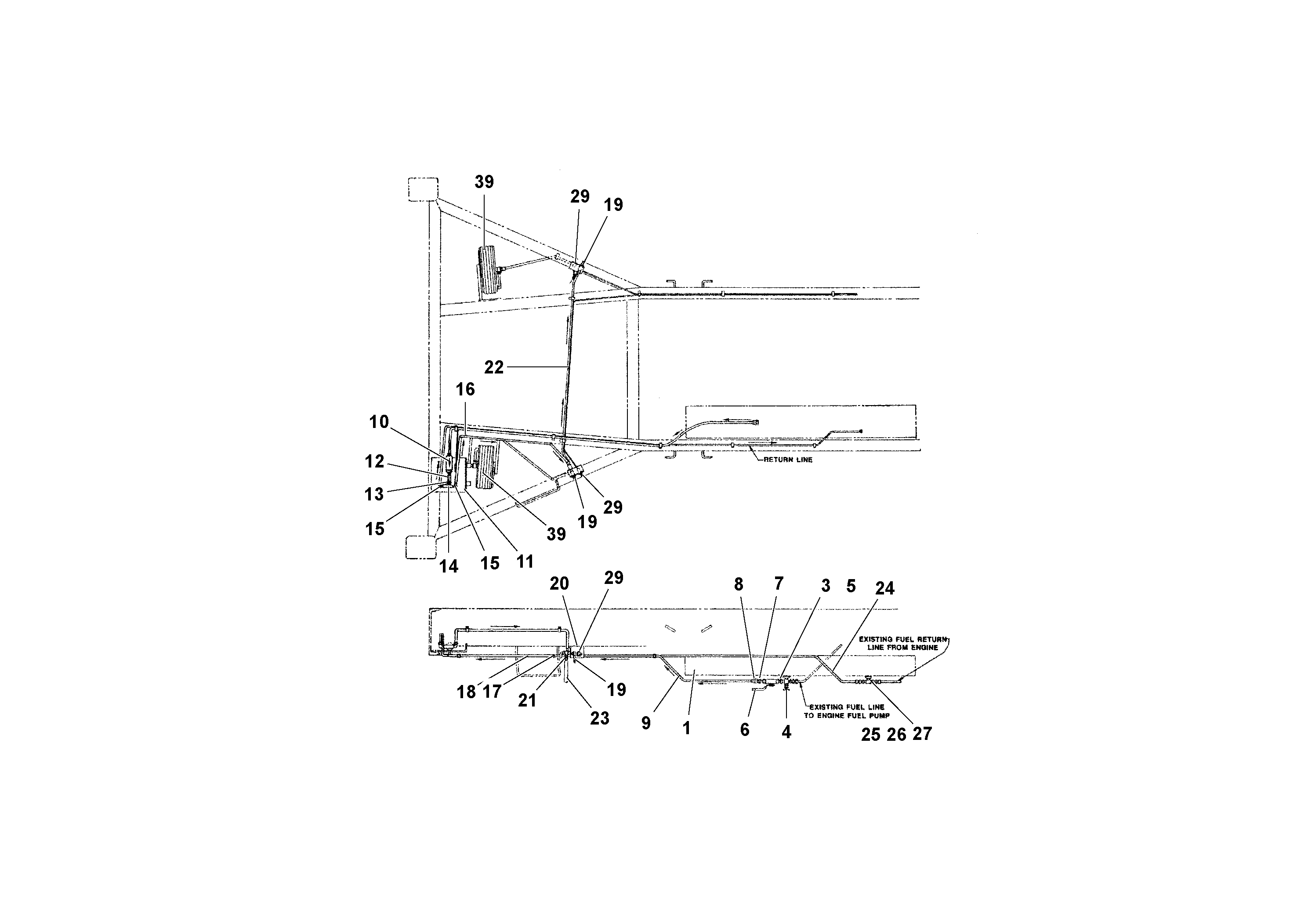 Схема запчастей Volvo RW195D S/N 197517- - 103622 Wash-down System 