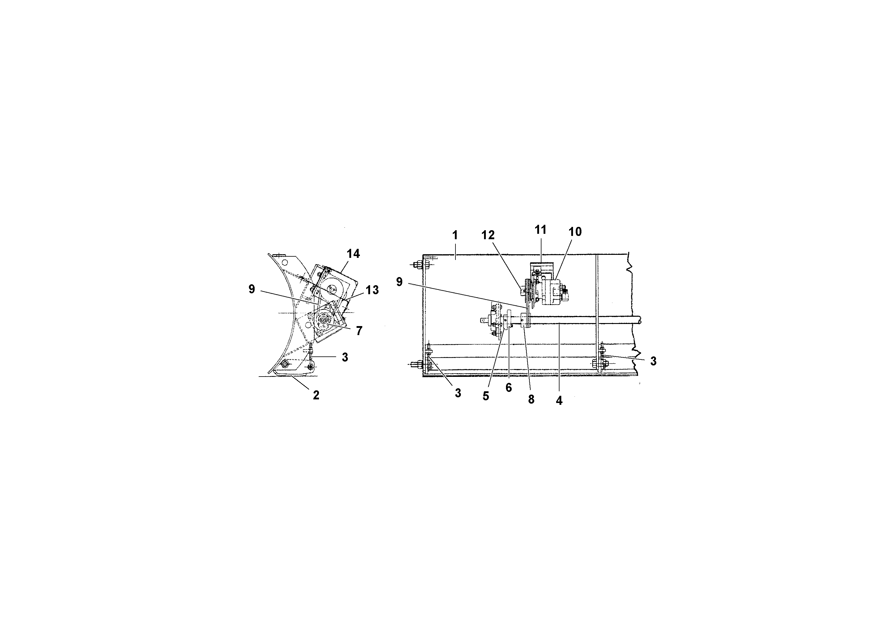Схема запчастей Volvo RW195D S/N 197517- - 13840 6 Strike-off 