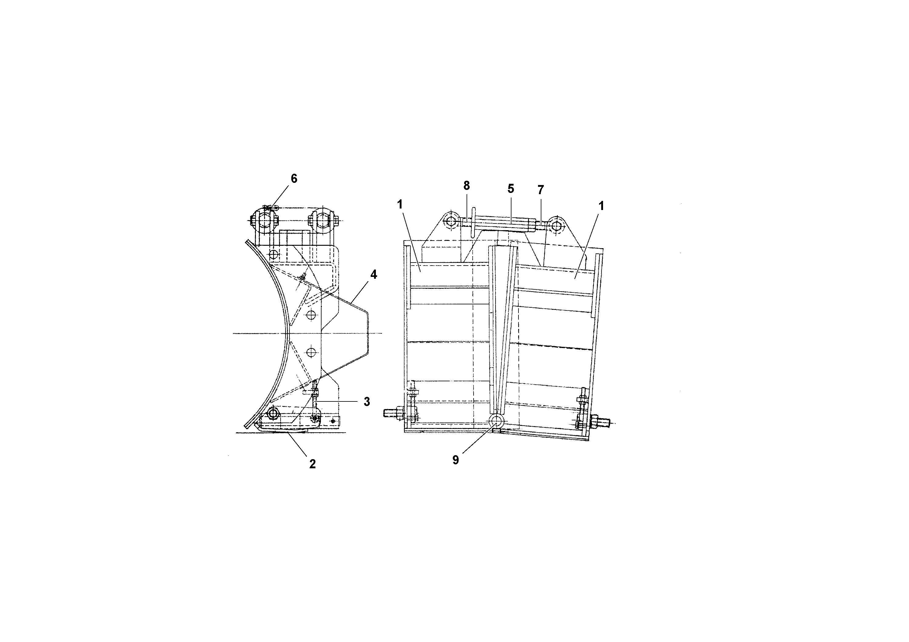 Схема запчастей Volvo RW195D S/N 197517- - 13843 2 Crownable Strike-off 