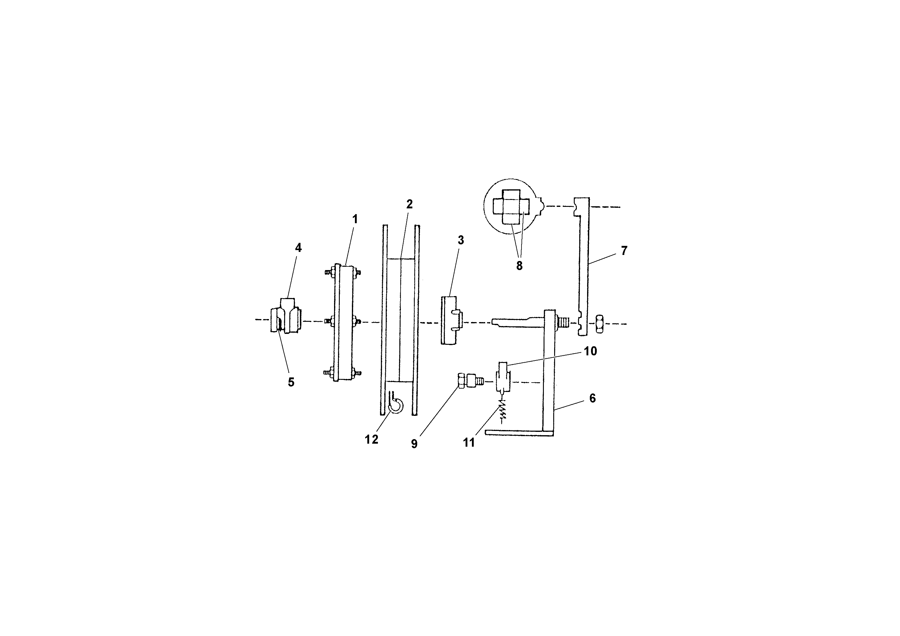 Схема запчастей Volvo RW195D S/N 197517- - 13845 Hose Reel Assembly 