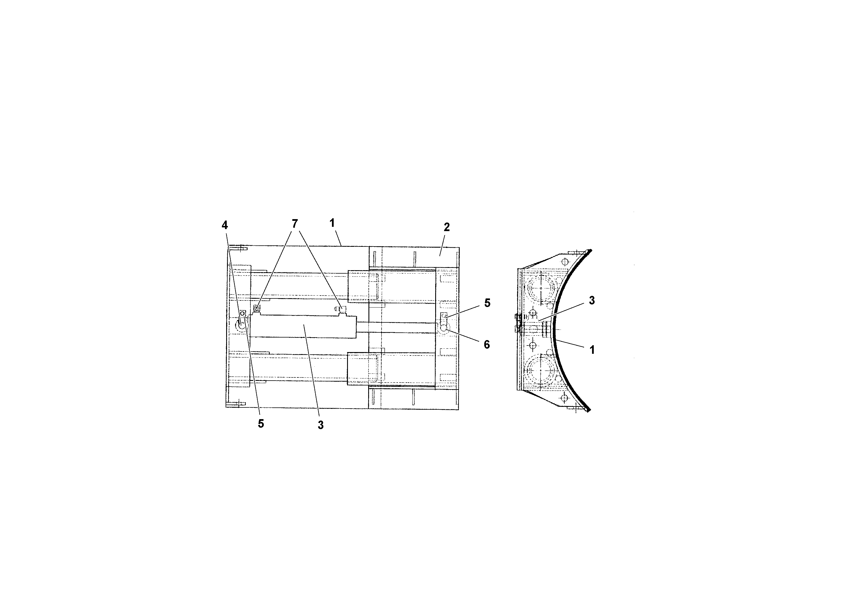 Схема запчастей Volvo RW195D S/N 197517- - 52672 Extendible Strike-off Section 