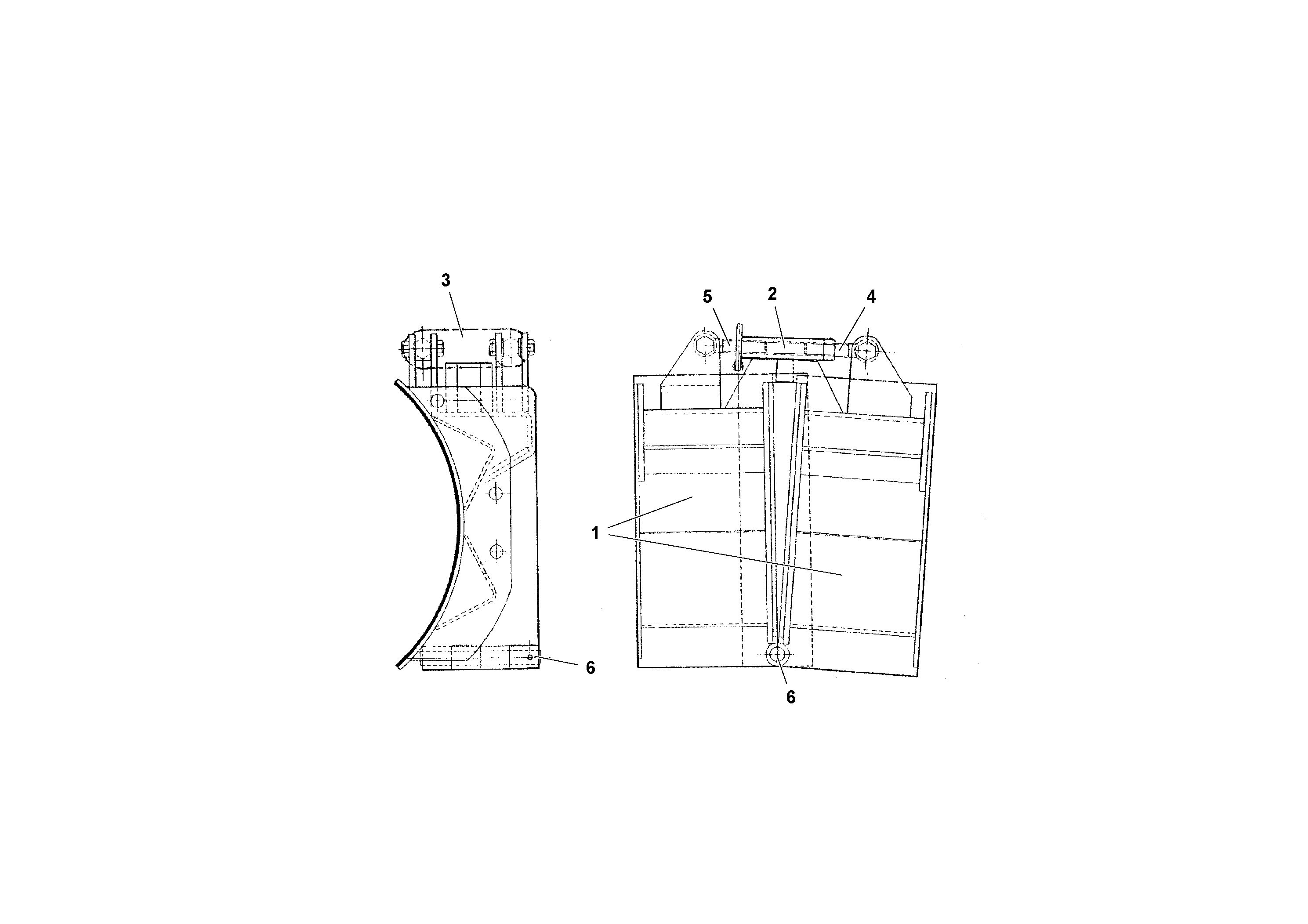 Схема запчастей Volvo RW195D S/N 197517- - 54547 Crownable Strike-off 