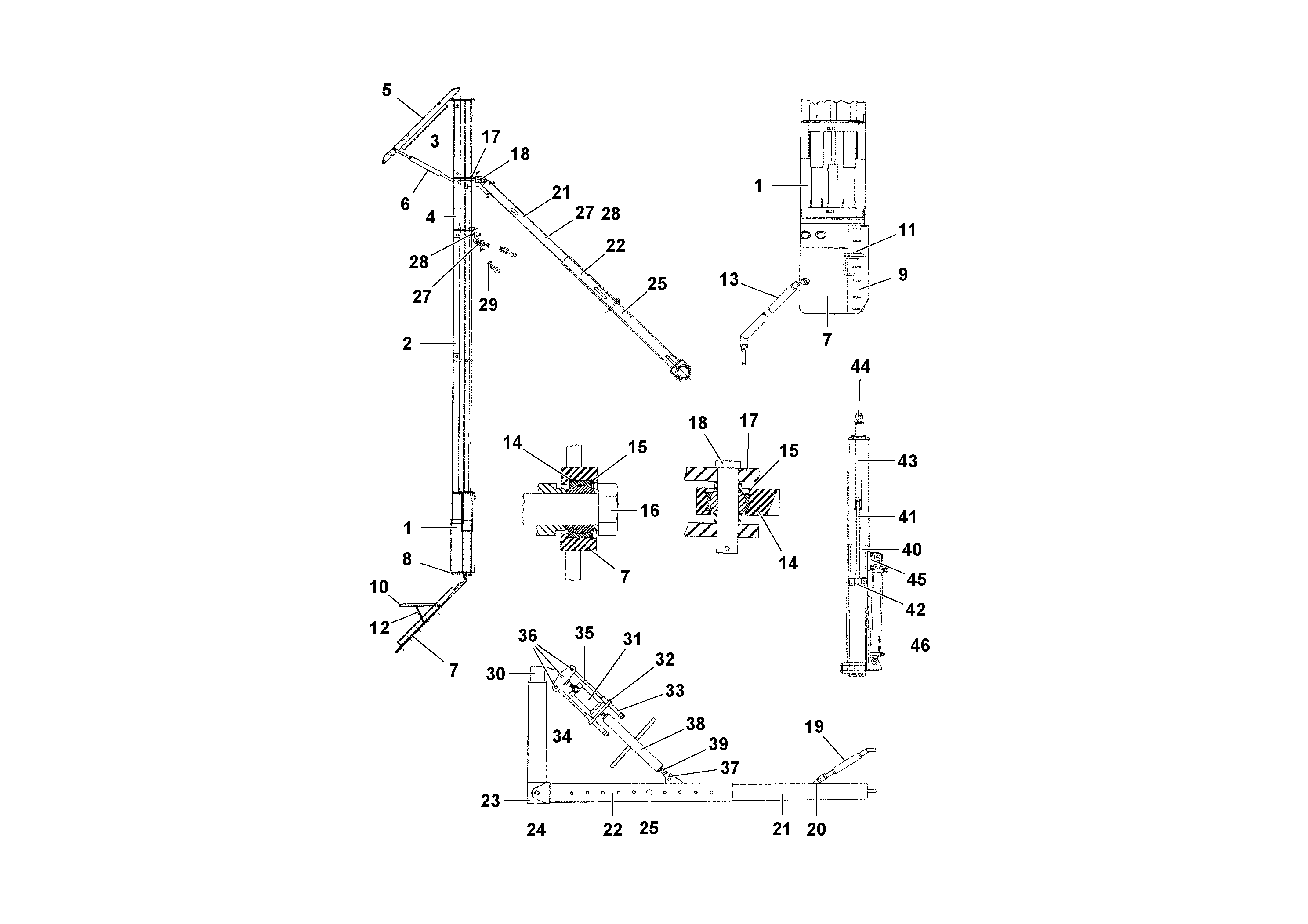 Схема запчастей Volvo RW195D S/N 197517- - 54748 Strike-off Assembly 