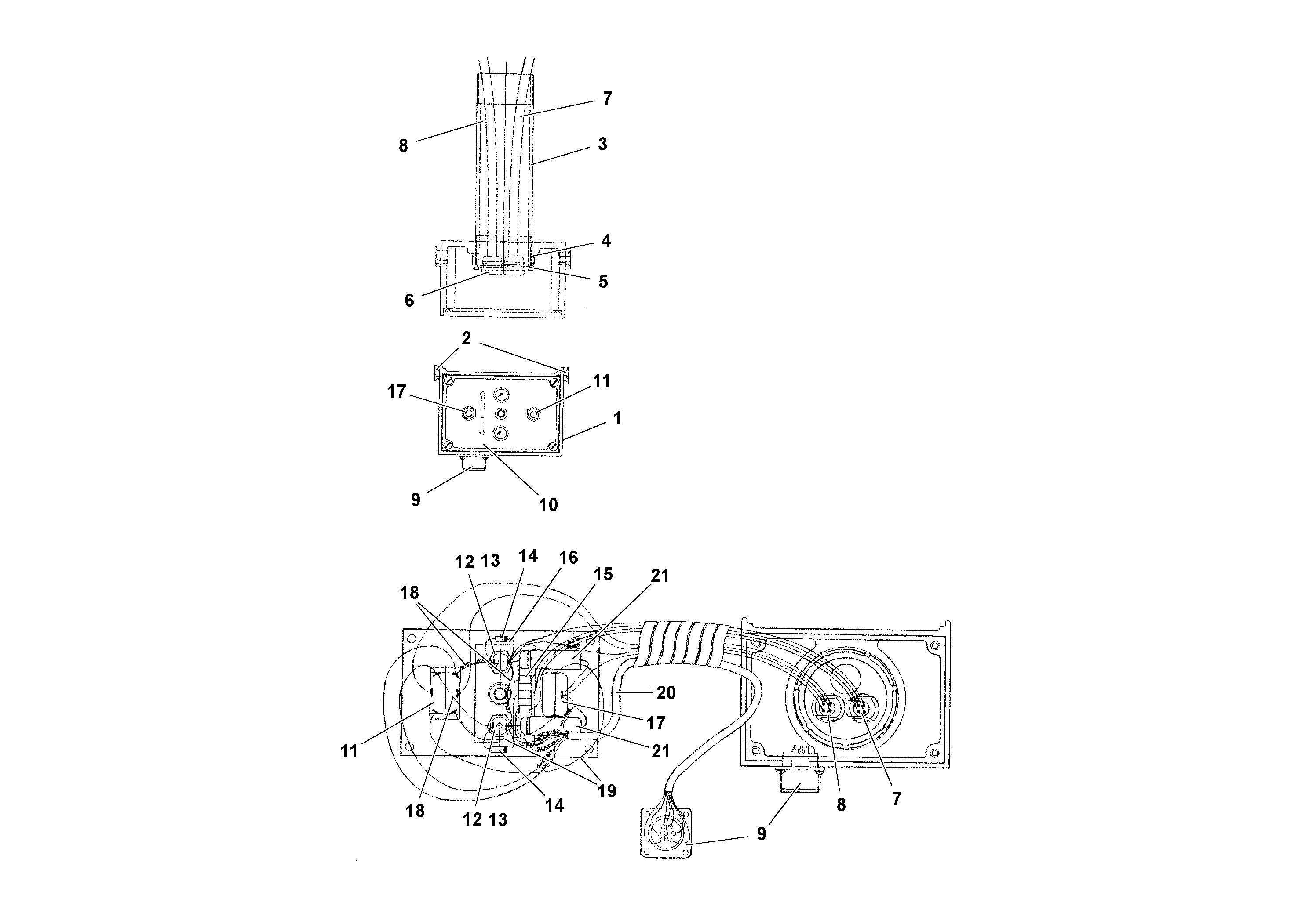 Схема запчастей Volvo RW195D S/N 197517- - 86618 Control Station 