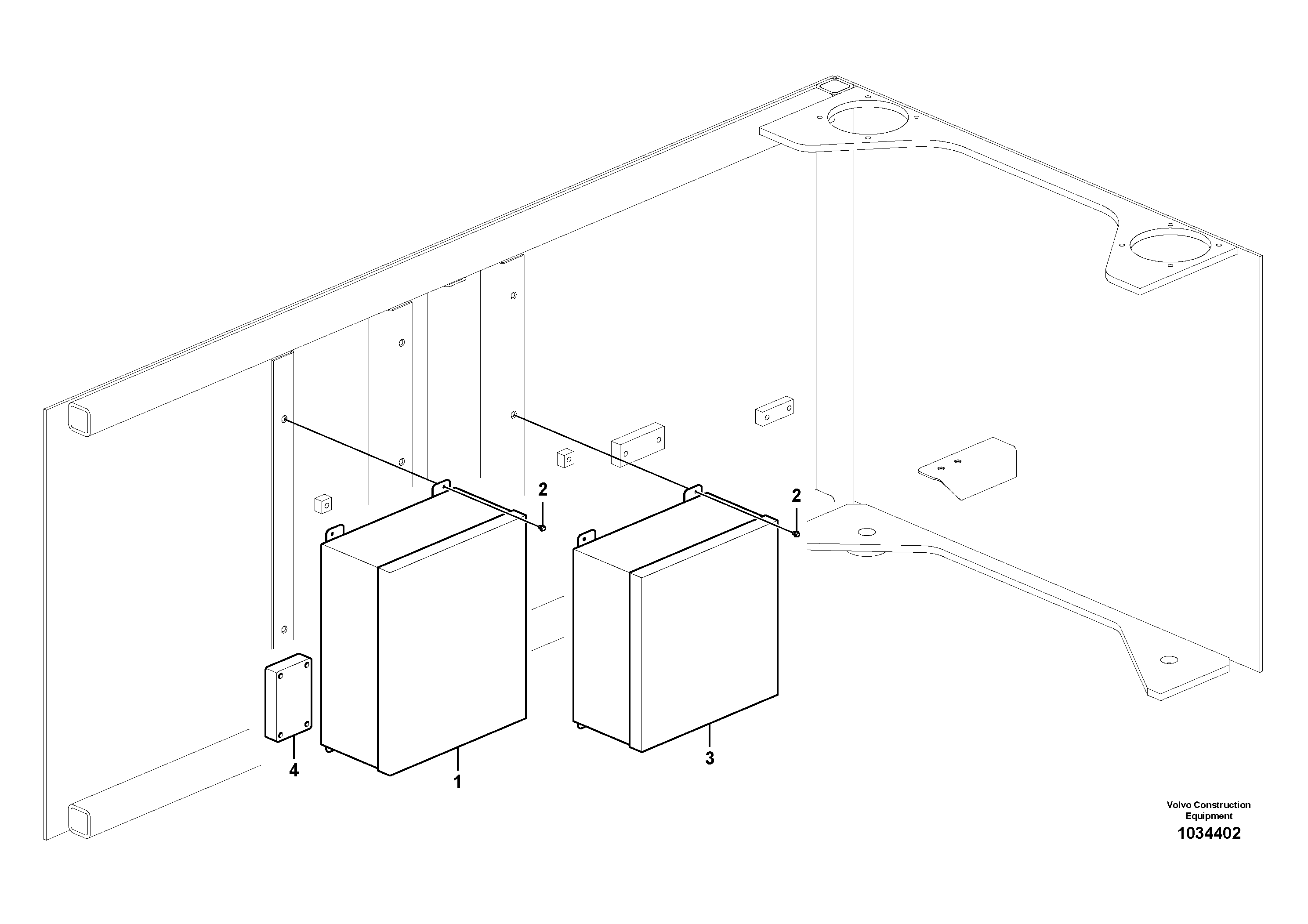 Схема запчастей Volvo PL4611 - 106694 Electronic unit 