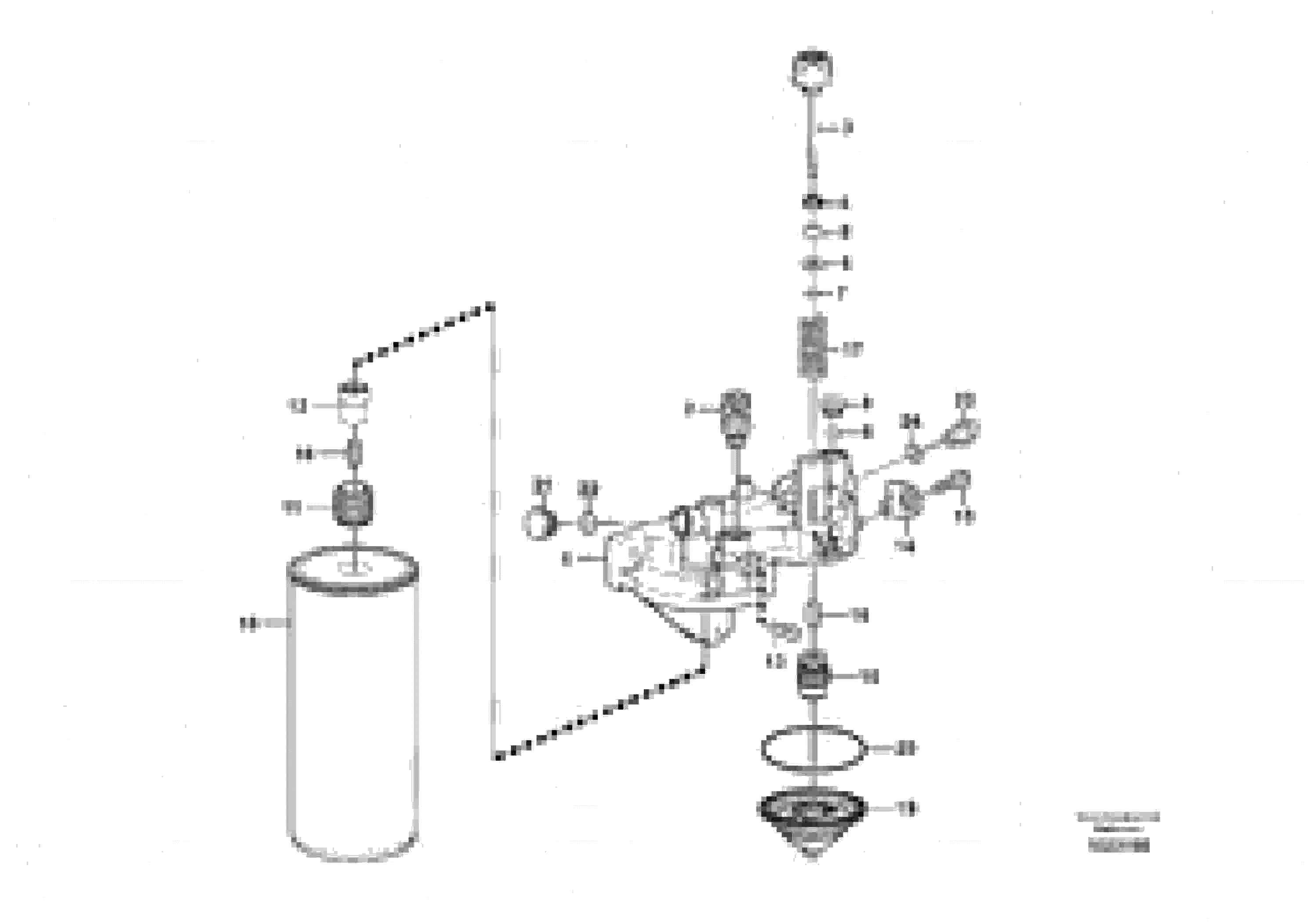 Схема запчастей Volvo FB2800C - 72025 Фильтр топливный 