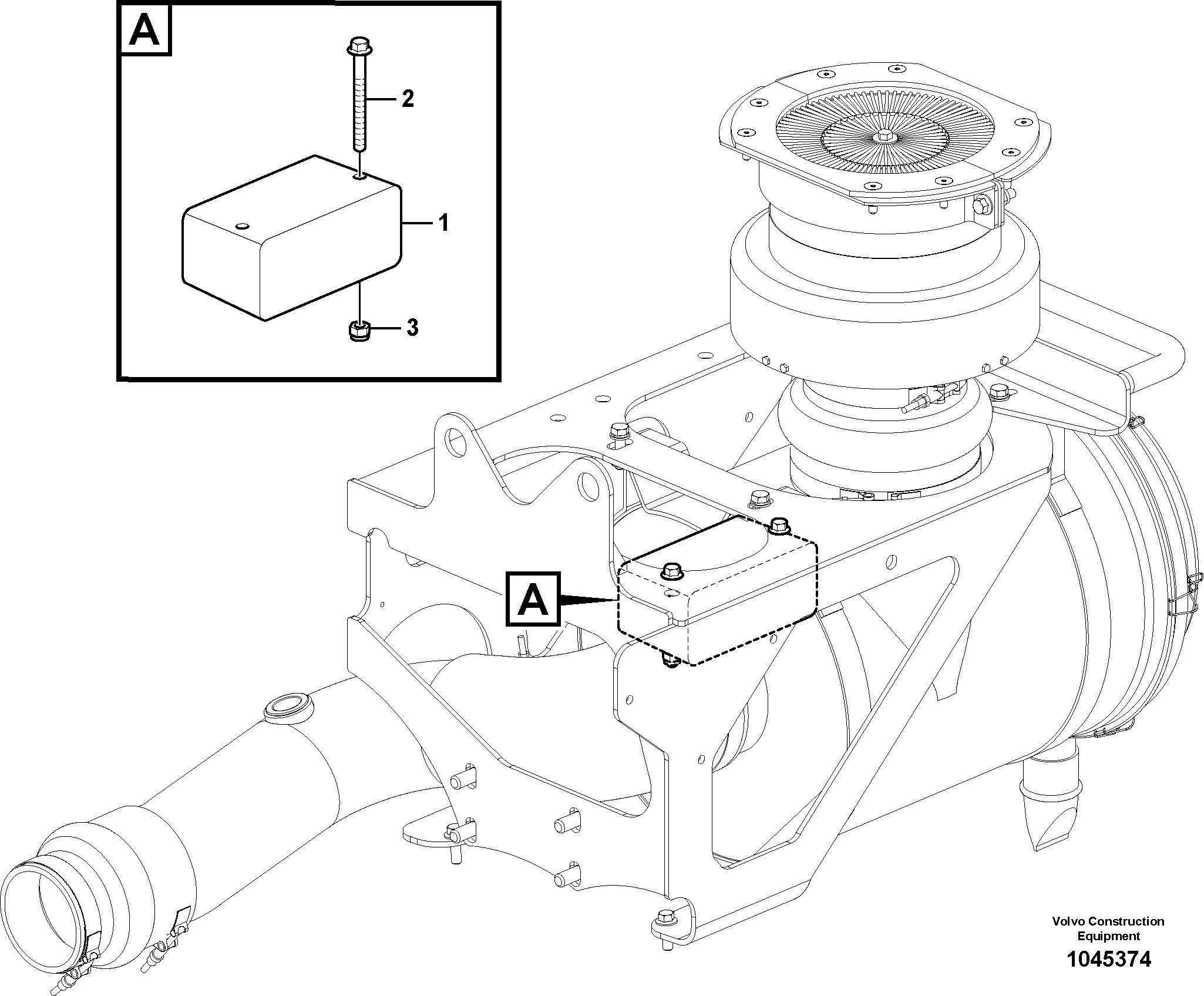 Схема запчастей Volvo FB2800C - 67793 Back-up warning unit 